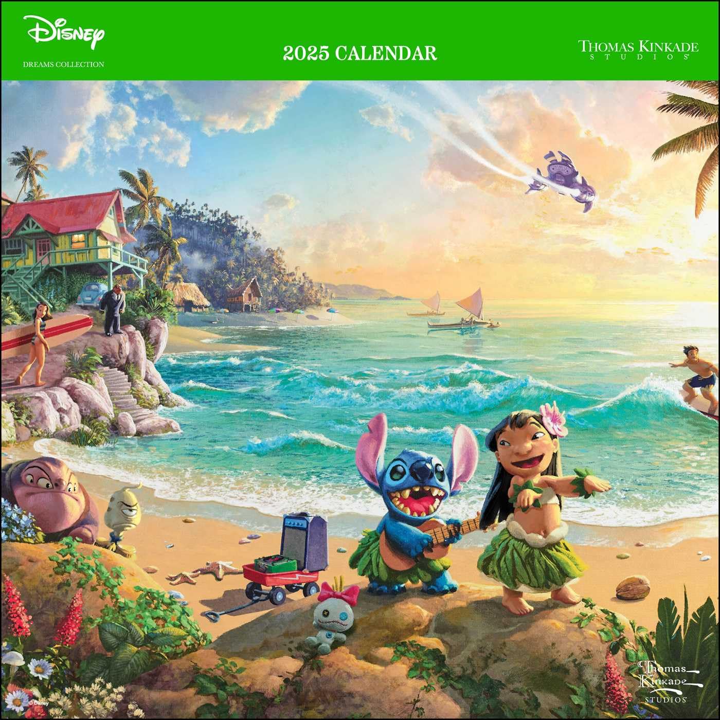 Disney Dreams Collection by Thomas Kinkade Studios: 2025 Wall Calendar -- Thomas Kinkade