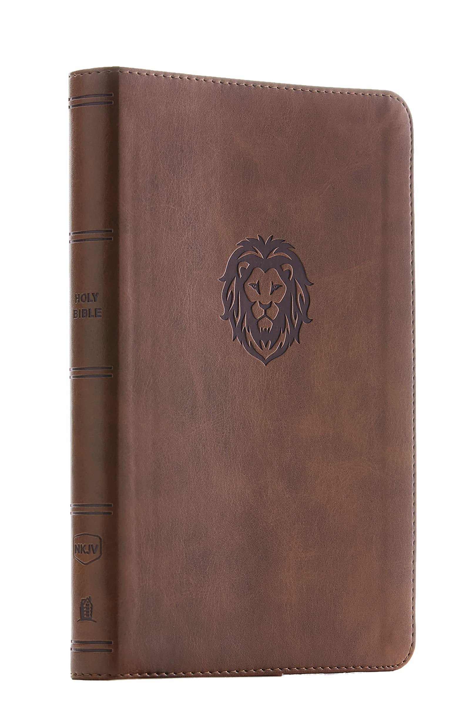Nkjv, Thinline Bible Youth Edition, Leathersoft, Brown, Red Letter Edition, Comfort Print by Thomas Nelson