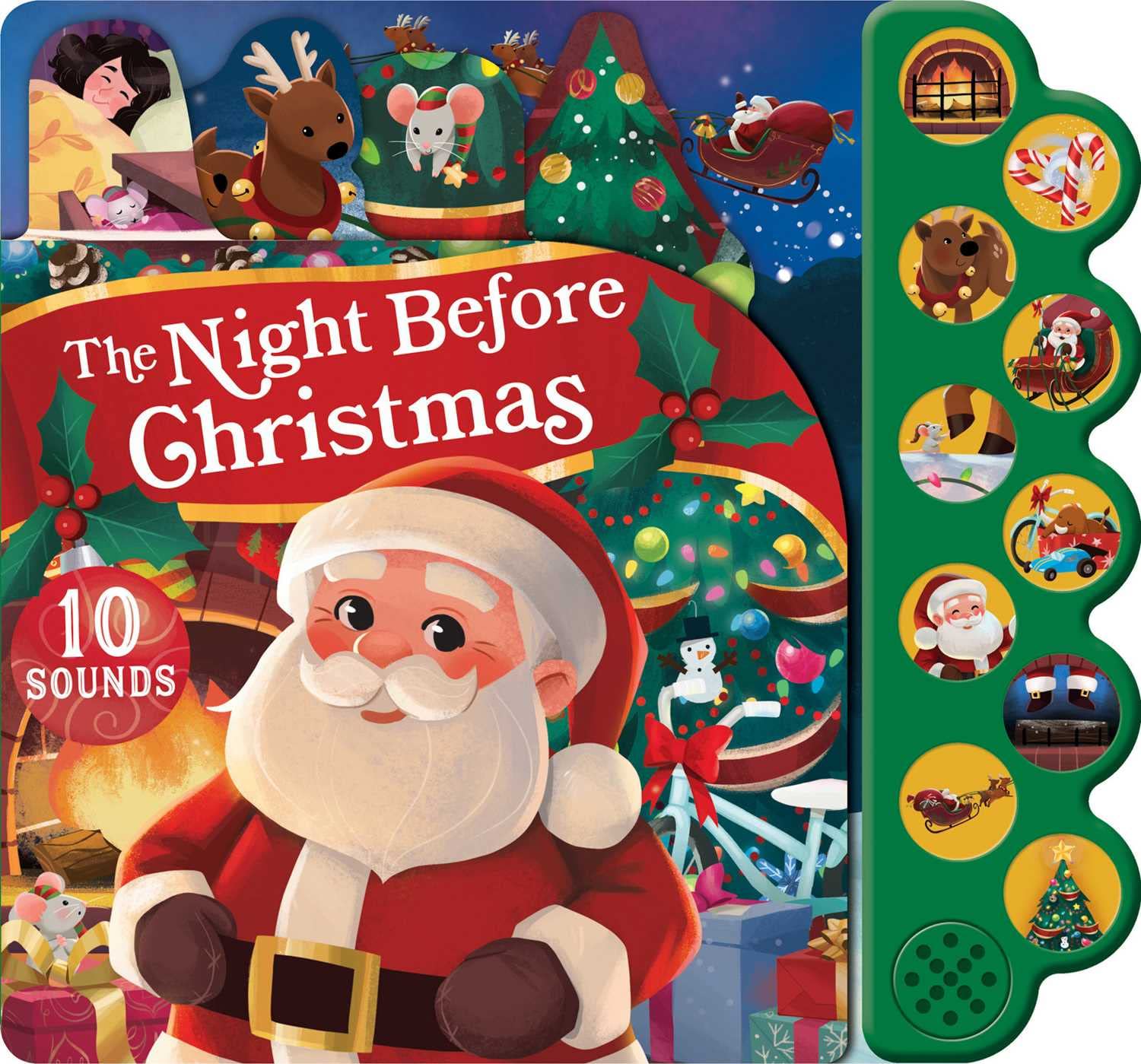 The Night Before Christmas 10-Button Sound Book by Moore, Clement C.