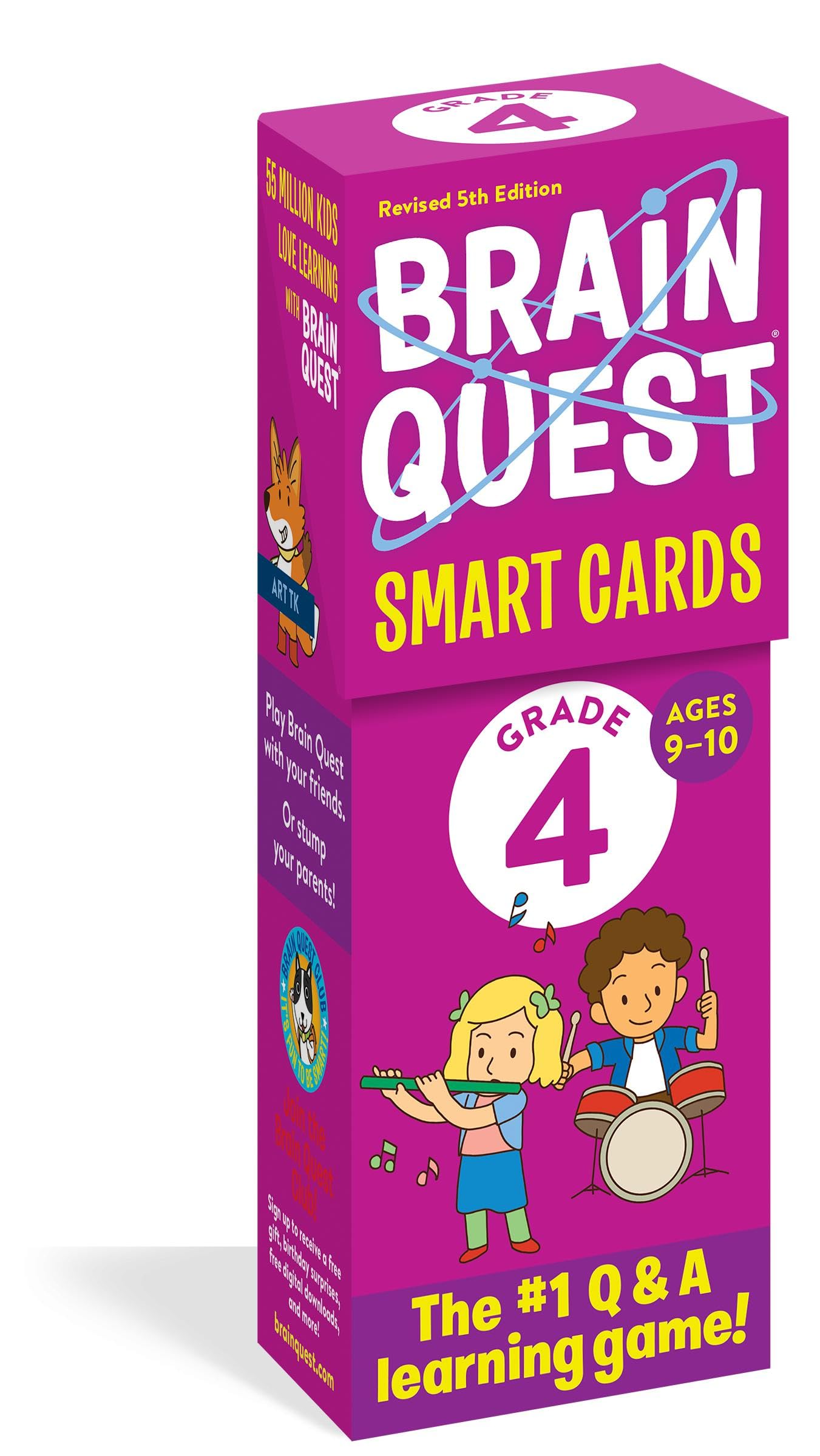 Brain Quest 4th Grade Smart Cards Revised 5th Edition by Workman Publishing