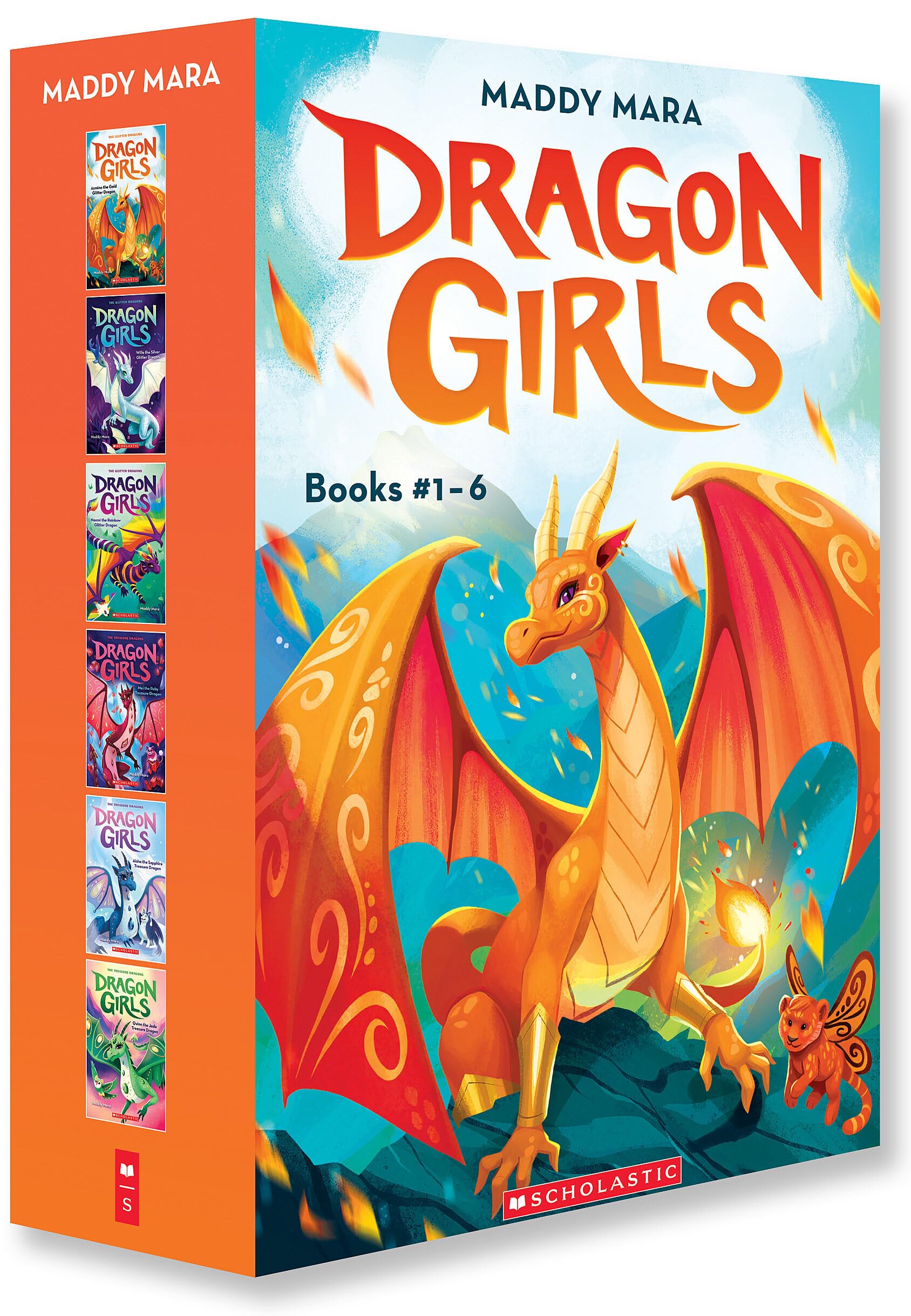 Dragon Girls Box Set Books 1-6 (Dragon Girls) by Mara, Maddy