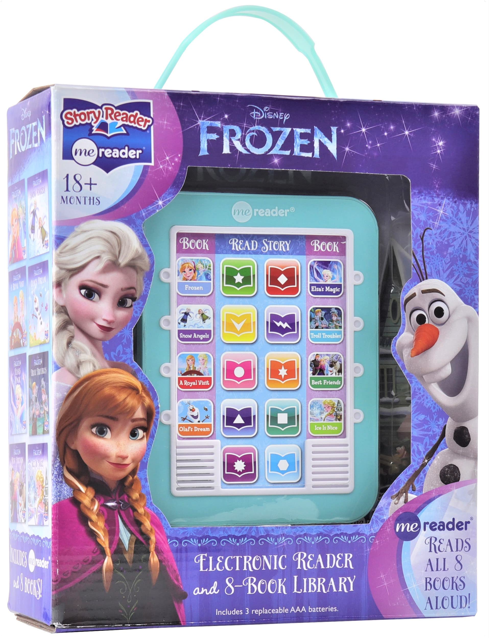 Disney Frozen: Me Reader Electronic Reader and 8-Book Library Sound Book Set [With Audio Player and Battery] by Pi Kids