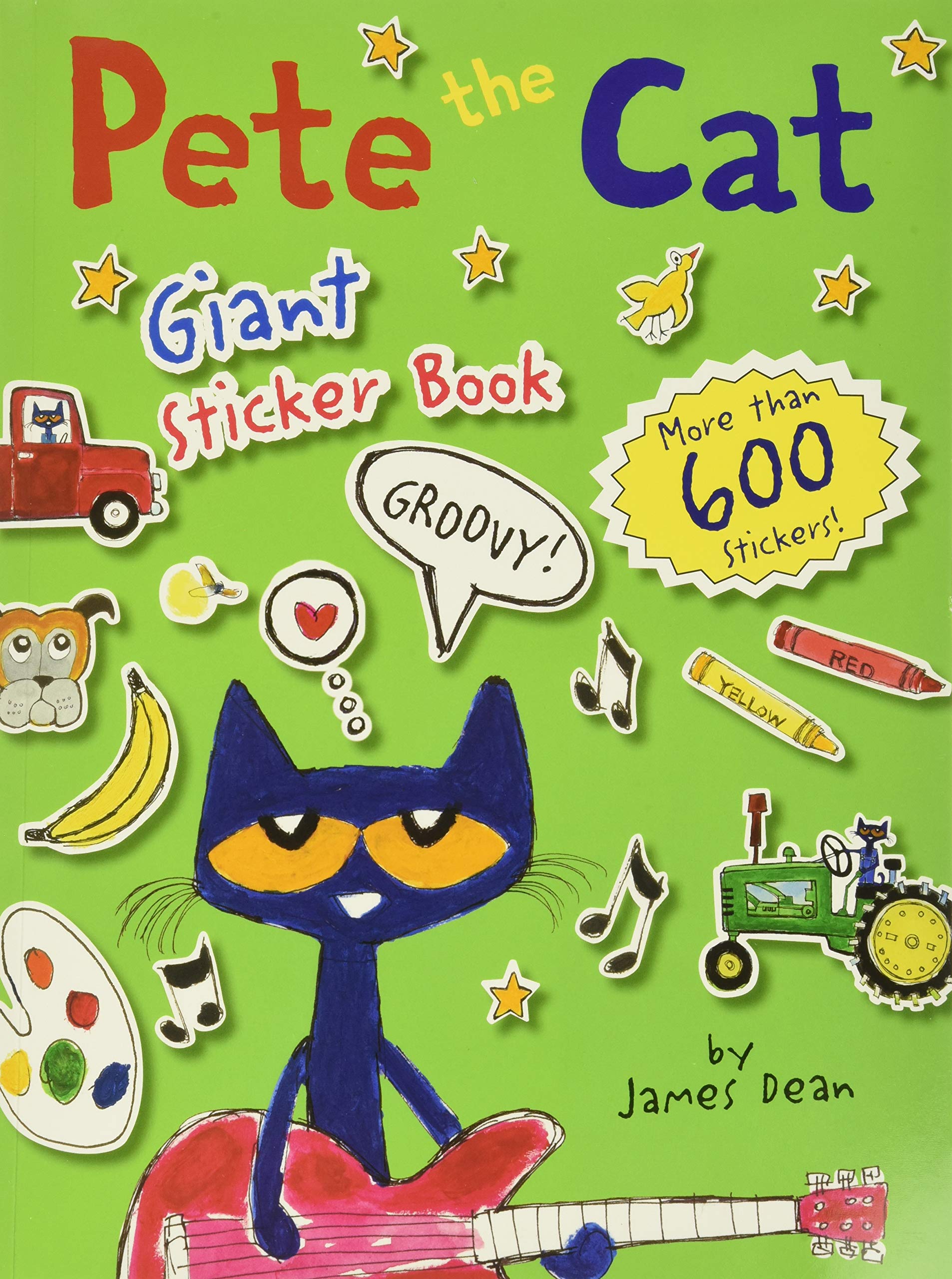 Pete the Cat Giant Sticker Book by Dean, James