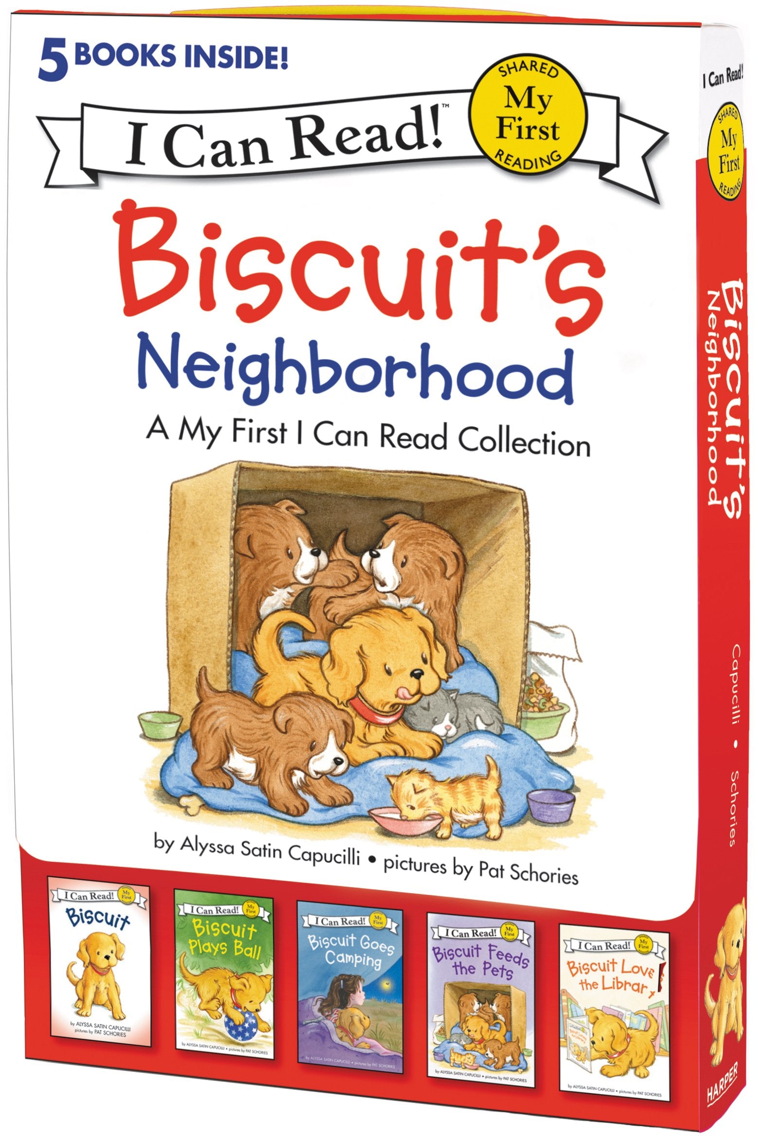 Biscuit's Neighborhood: 5 Fun-Filled Stories in 1 Box! by Capucilli, Alyssa Satin