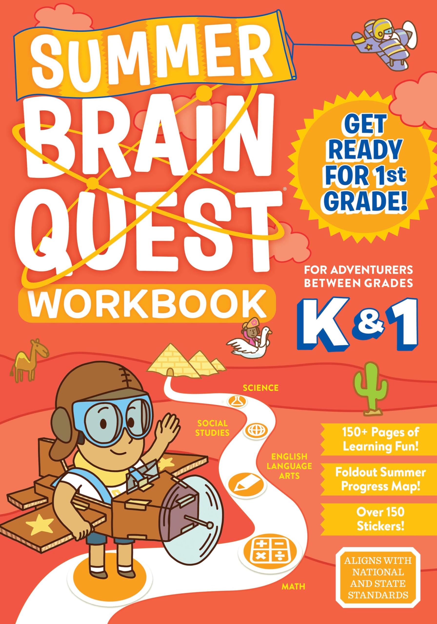 Summer Brain Quest: Between Grades K & 1 by Workman Publishing