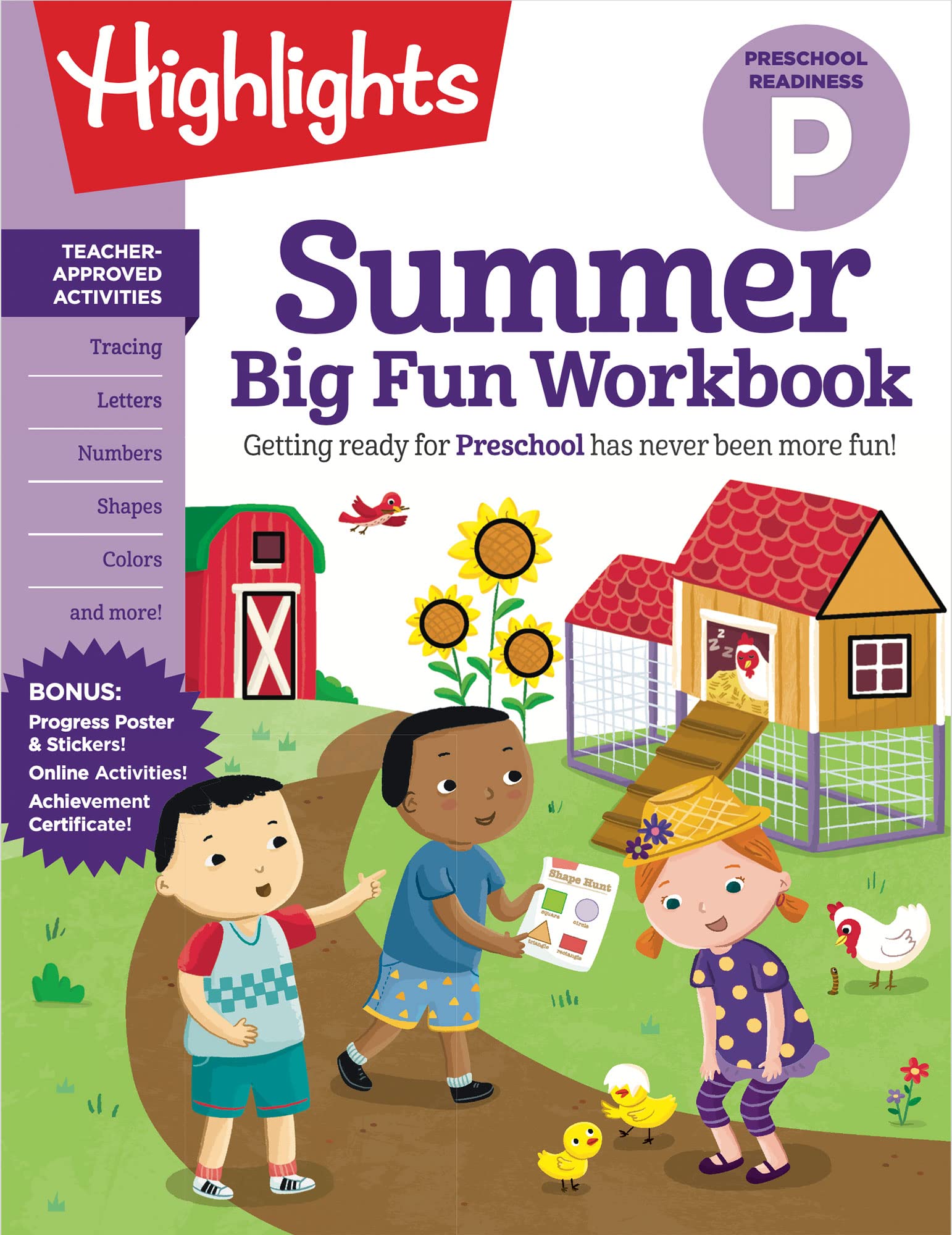 Summer Big Fun Workbook Preschool Readiness by Highlights Learning