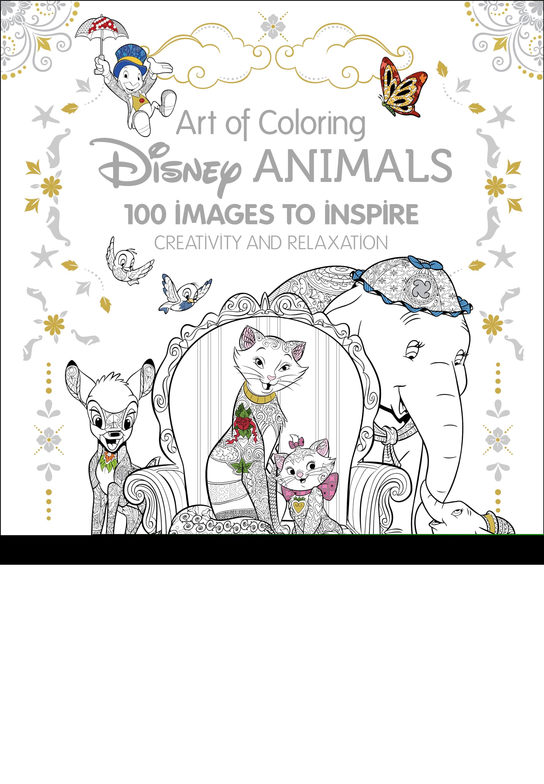 Art of Coloring: Disney Animals: 100 Images to Inspire Creativity and Relaxation by Disney Books