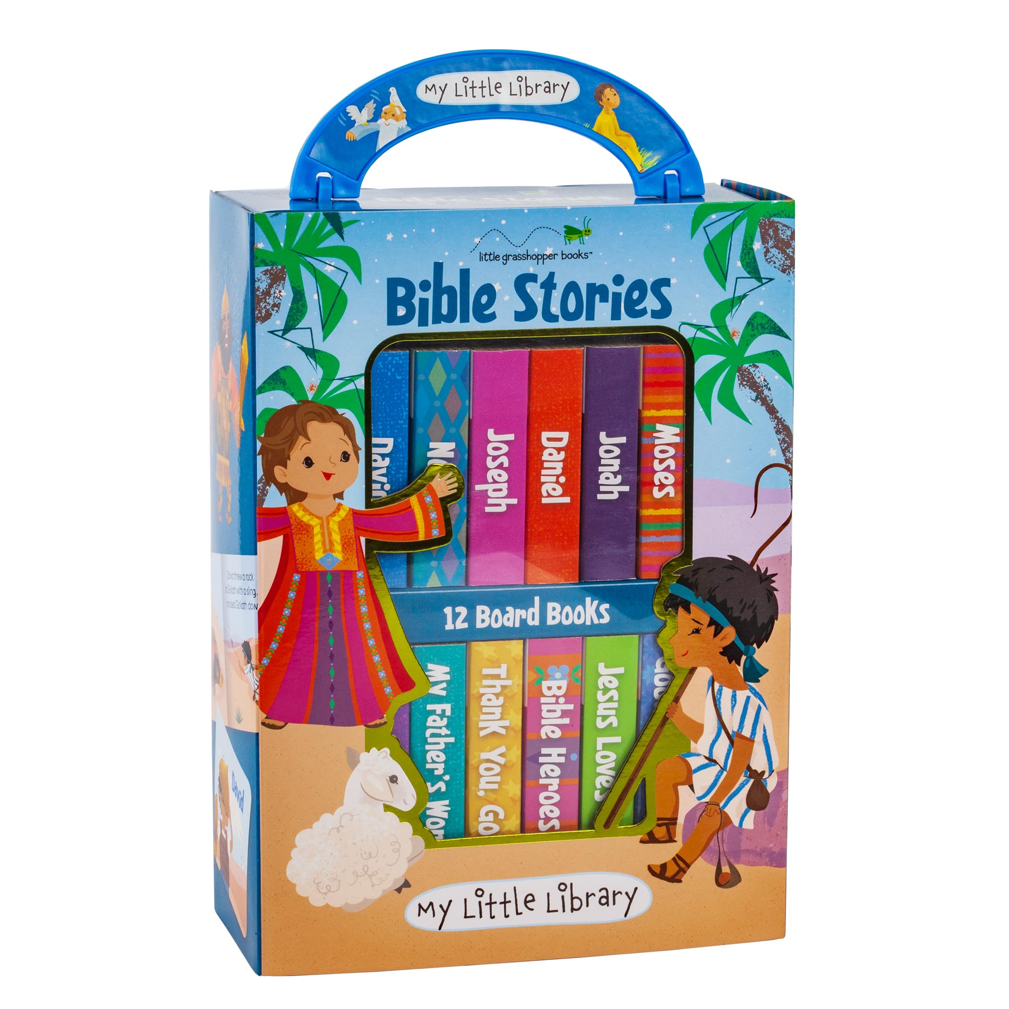 My Little Library: Bible Stories (12 Board Books) by Little Grasshopper Books