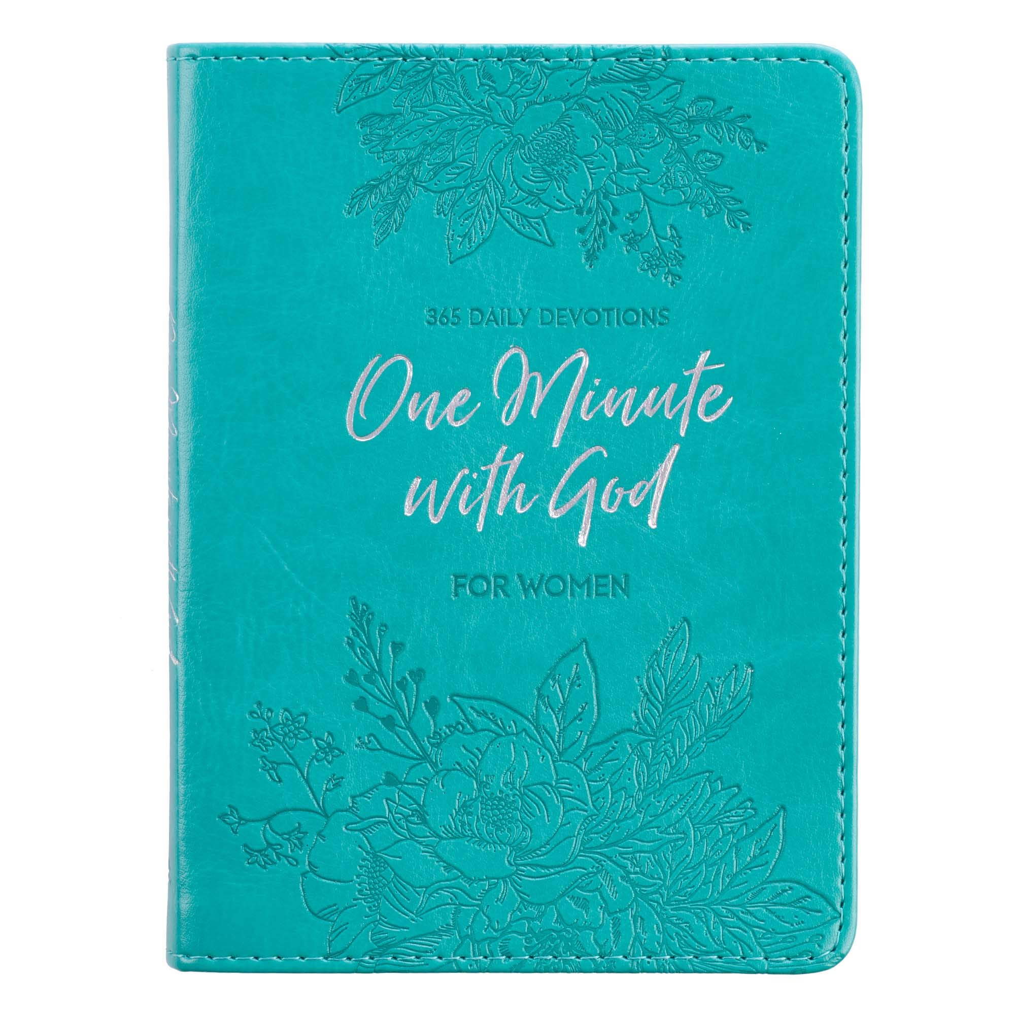 Devotional Luxleather One-Minute with God for Women by