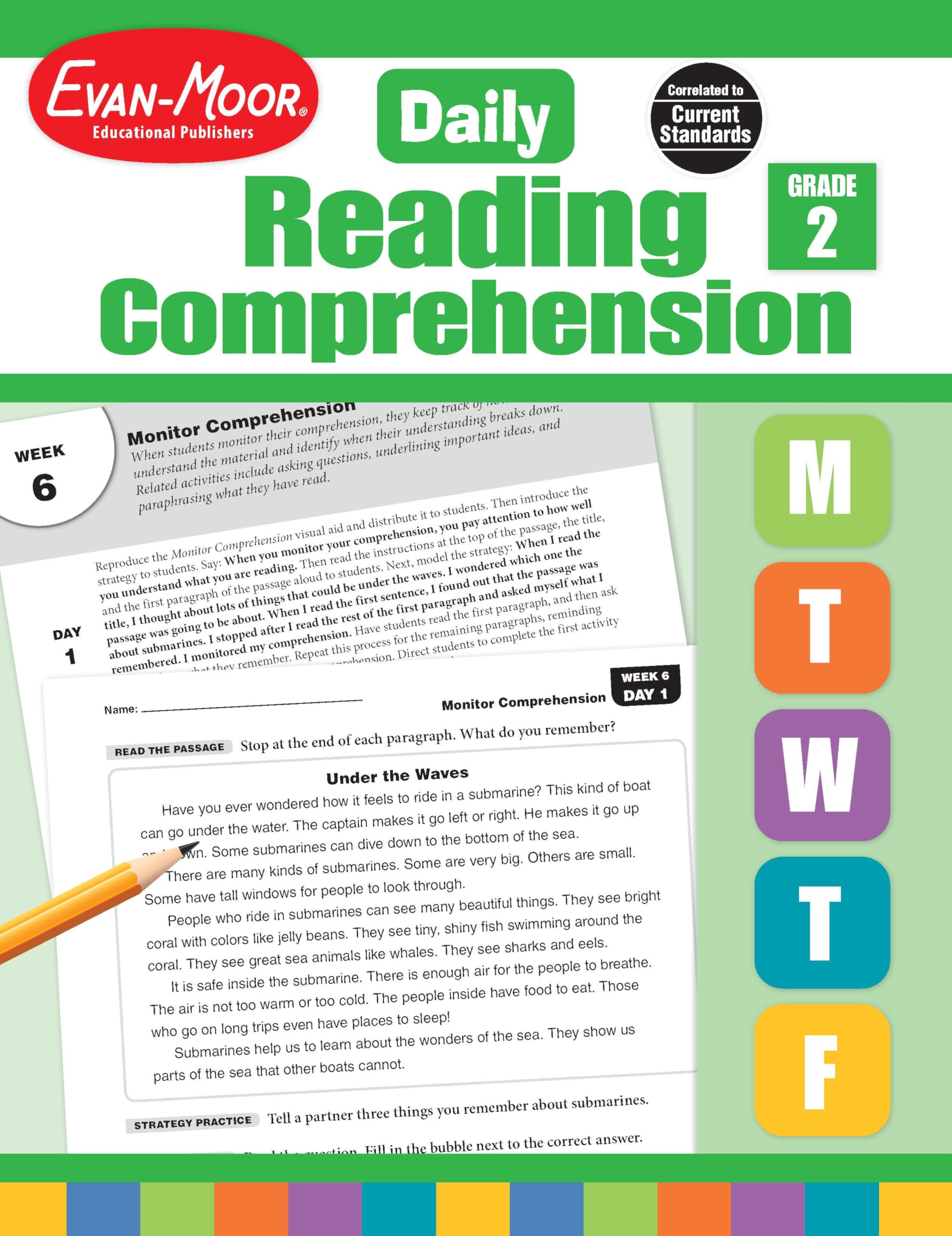 Daily Reading Comprehension, Grade 2 by Evan-Moor Educational Publishers