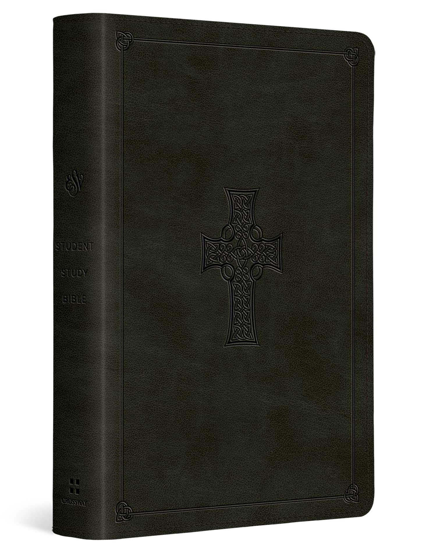 ESV Student Study Bible (Trutone, Olive, Celtic Cross Design) by