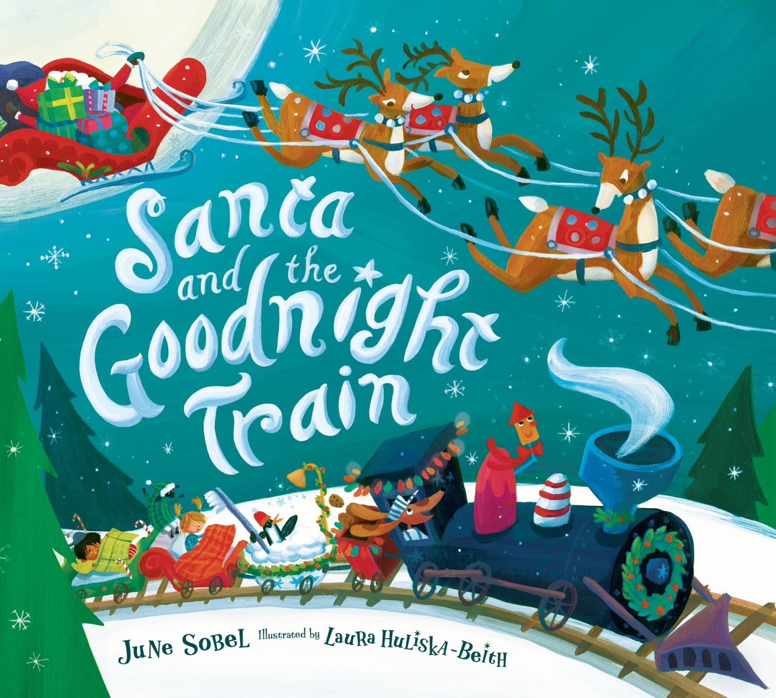 Santa and the Goodnight Train by Sobel, June