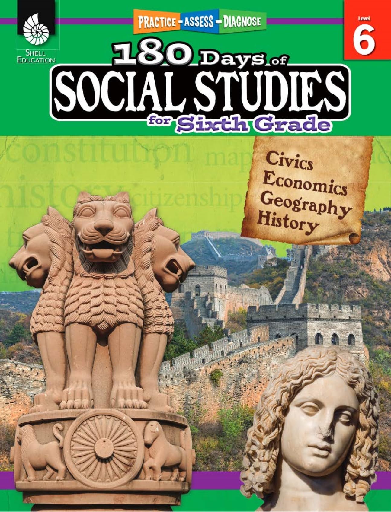 180 Days of Social Studies for Sixth Grade: Practice, Assess, Diagnose by Flynn, Kathy