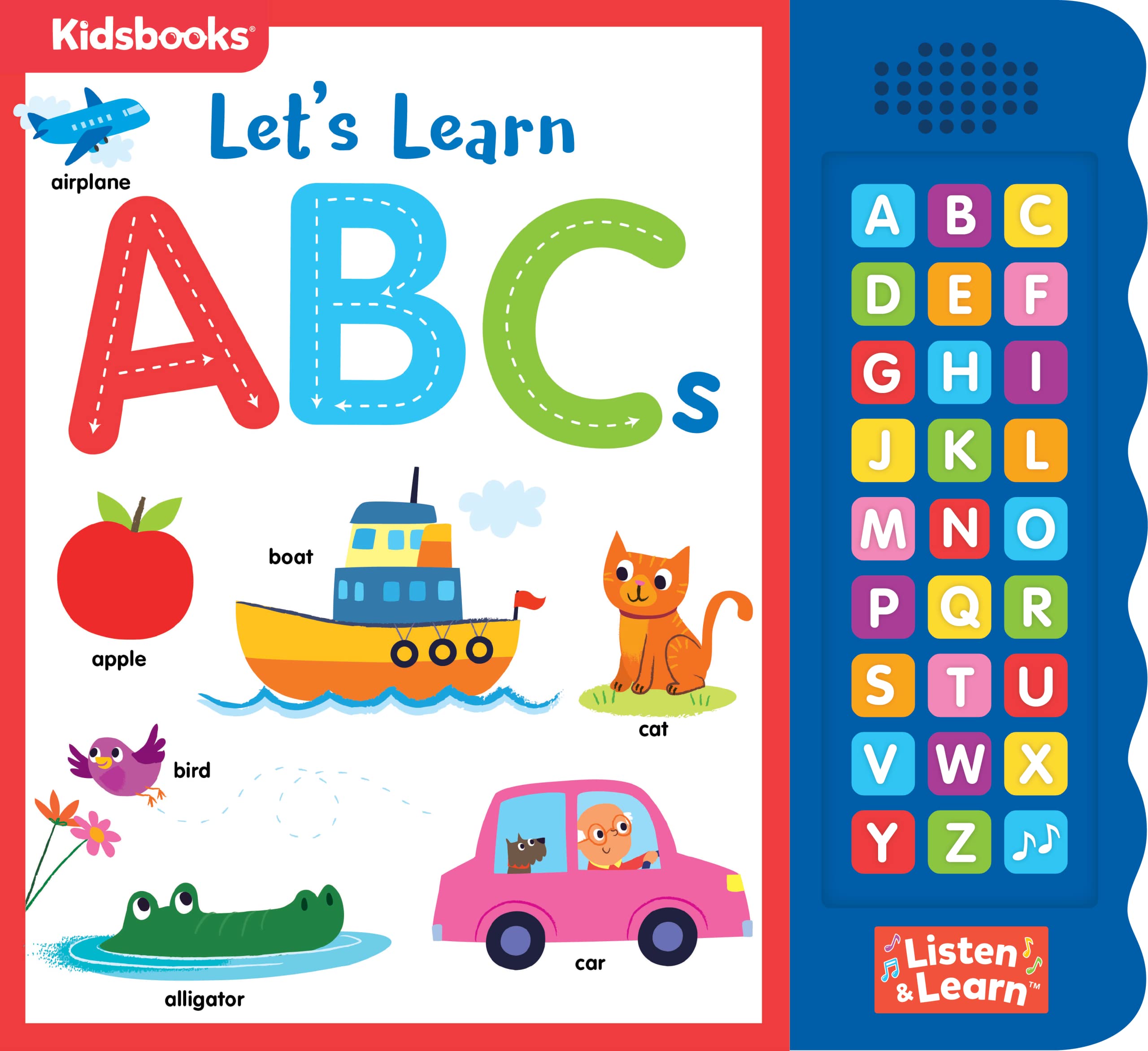 27-Button Sound Book Let's Learn ABCs by Publishing, Kidsbooks