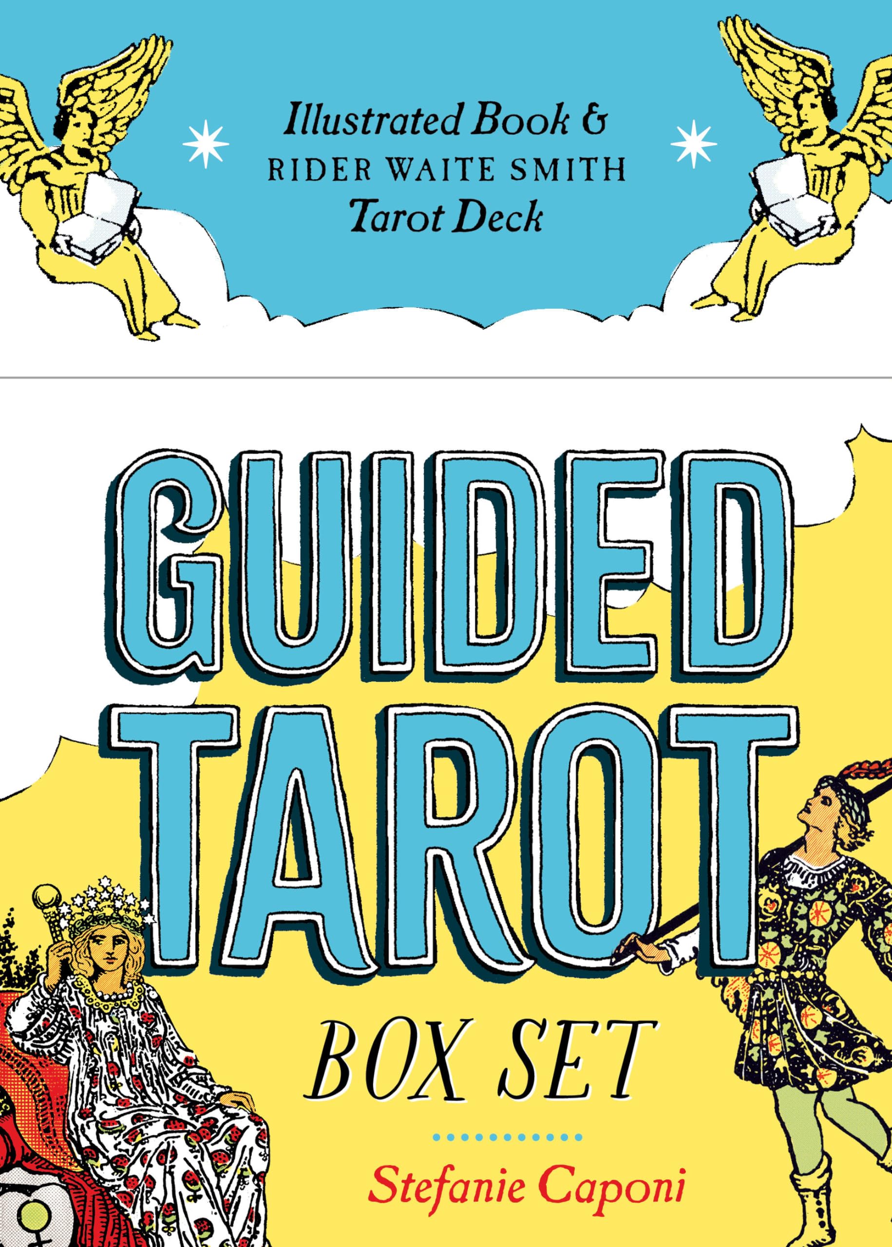 Guided Tarot Box Set: Illustrated Book & Rider Waite Smith Tarot Deck by Caponi, Stefanie