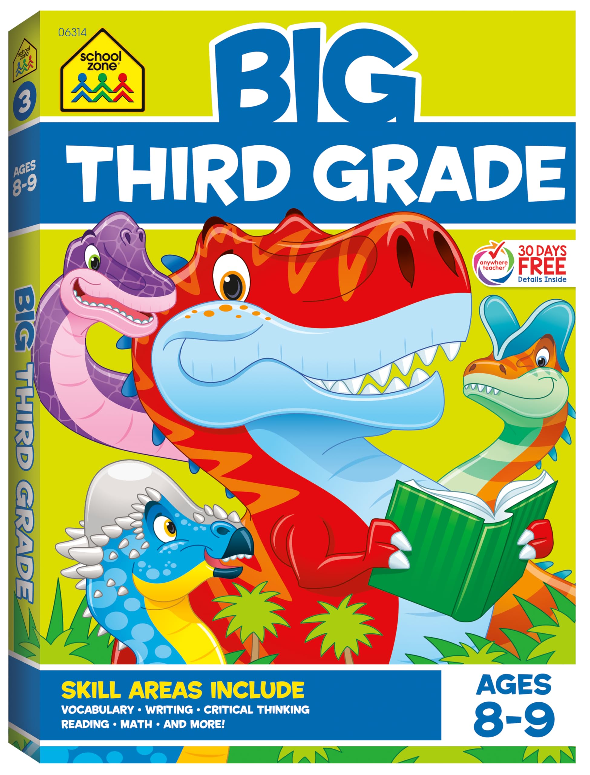 School Zone Big Third Grade Workbook by Zone, School