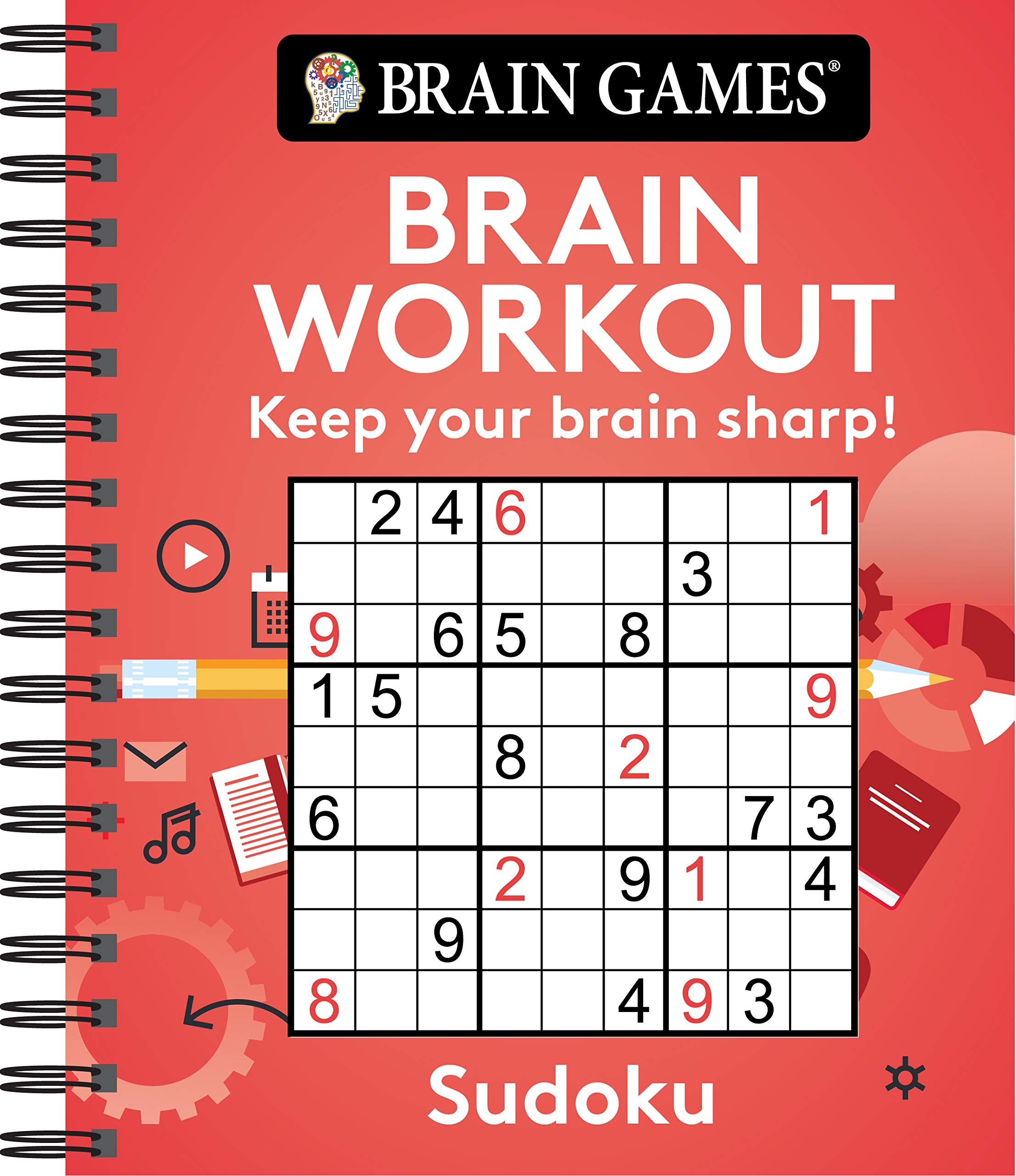 Brain Games - Brain Workout: Sudoku by Publications International Ltd