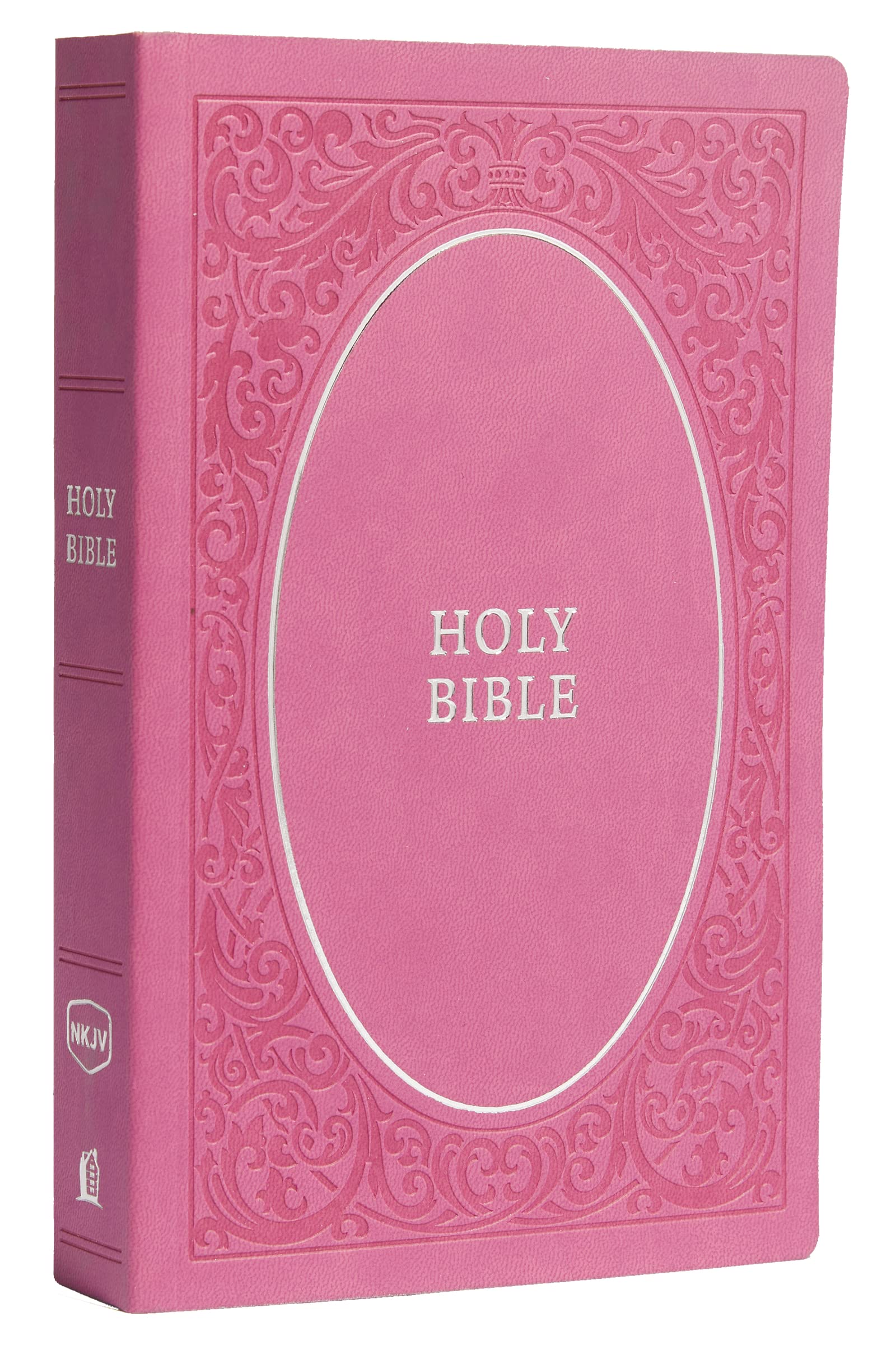 NKJV, Holy Bible, Soft Touch Edition, Imitation Leather, Pink, Comfort Print by Thomas Nelson