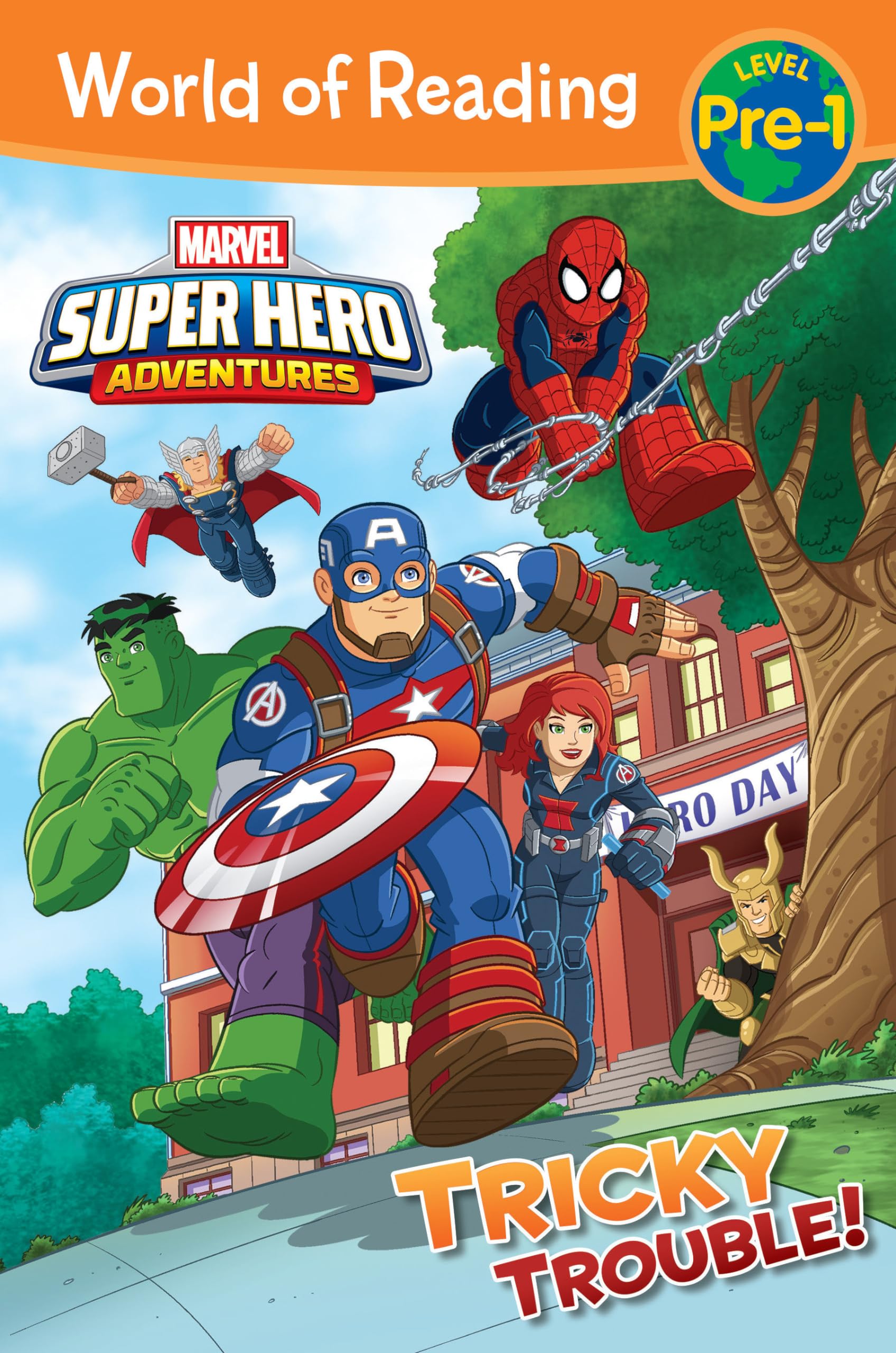 World of Reading: Super Hero Adventures: Tricky Trouble!: Level Pre-1 by West, Alexandra