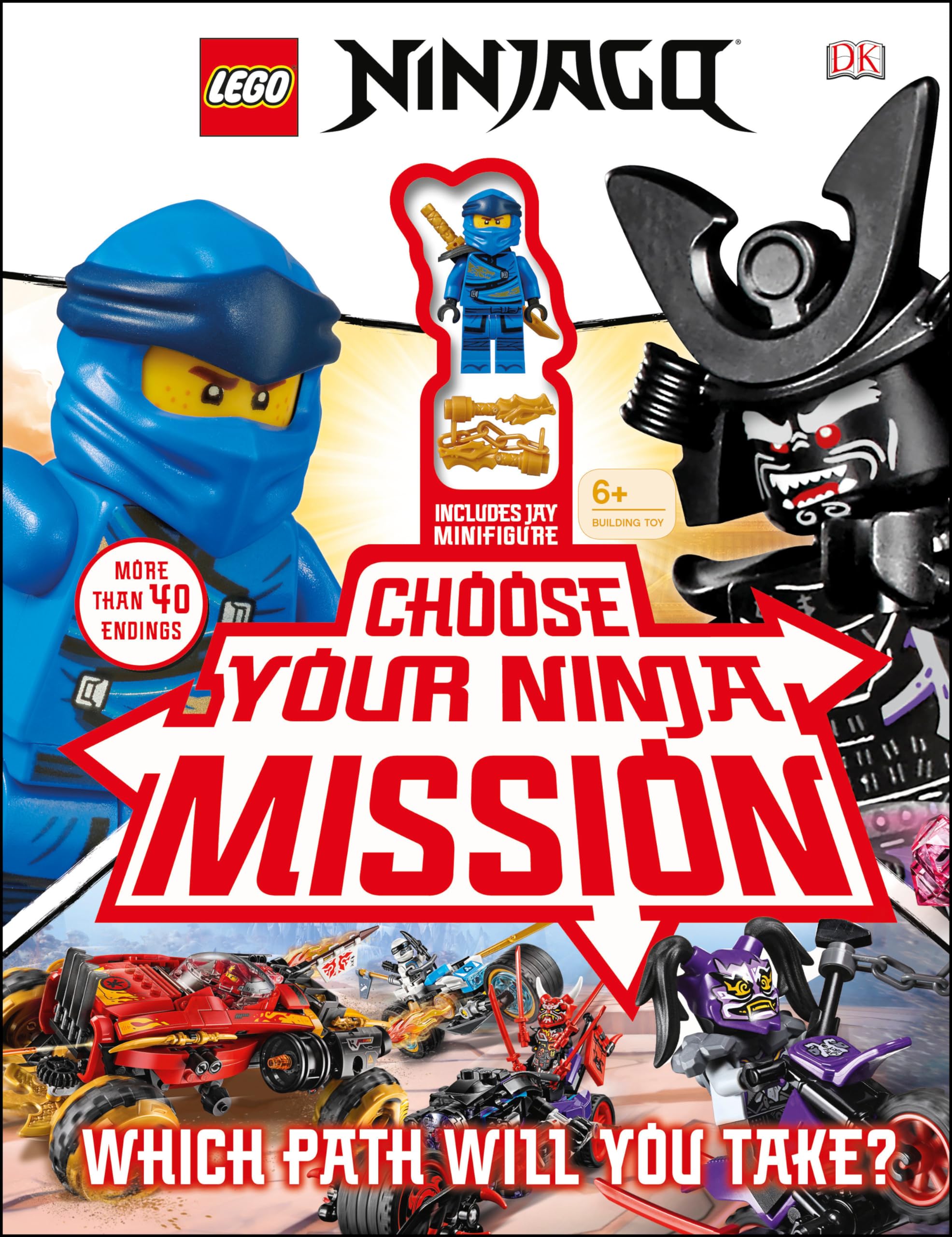 Lego Ninjago Choose Your Ninja Mission: With Ninjago Jay Minifigure by Hugo, Simon