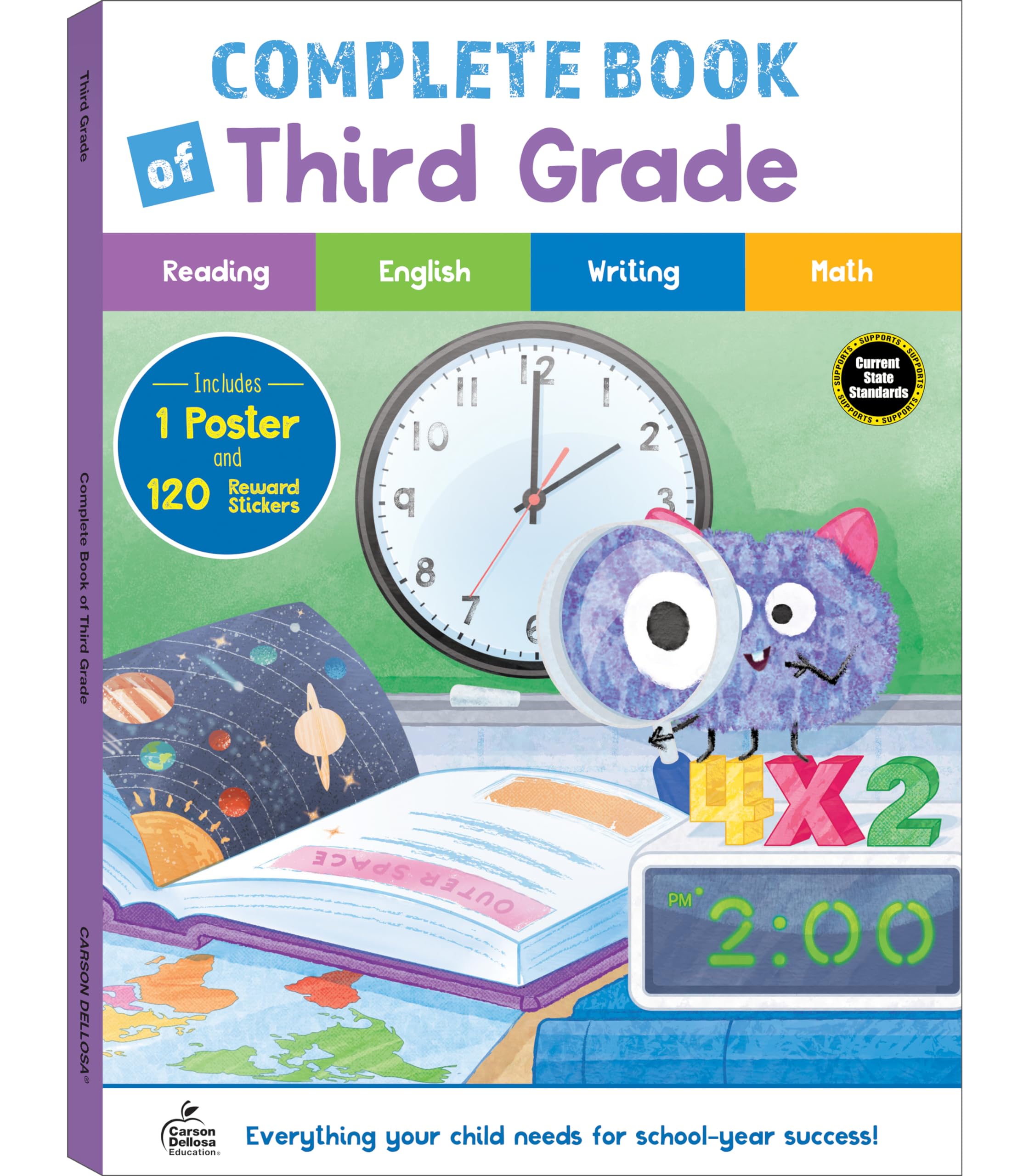 Complete Book of Third Grade by Carson Dellosa Education