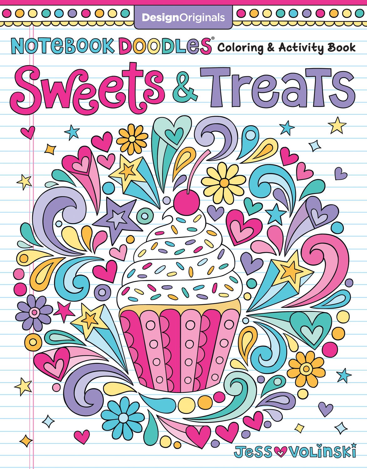 Notebook Doodles Sweets & Treats: Coloring & Activity Book by Volinski, Jess