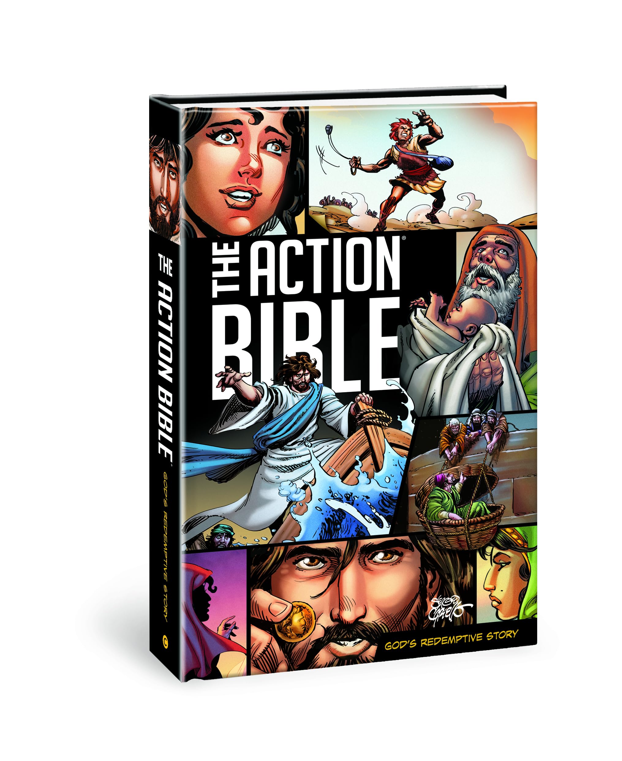The Action Bible: God's Redemptive Story by Cariello, Sergio