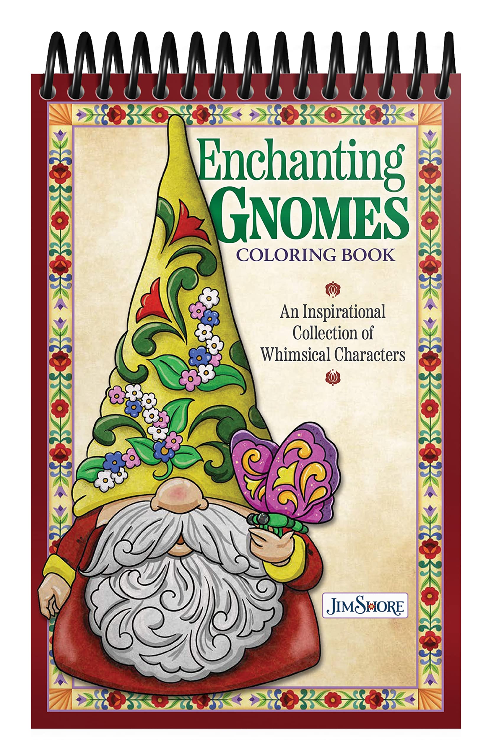 Jim Shore Enchanting Gnomes Coloring Book: An Inspirational Collection of Whimsical Characters by Shore, Jim