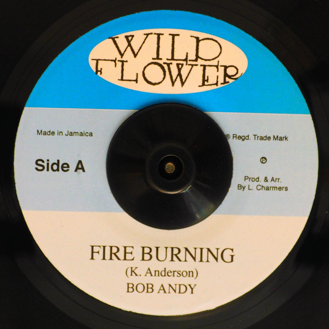 Bob Andy - Fire Burning  /  Dadawah - Burning Drums (Version) - 7"