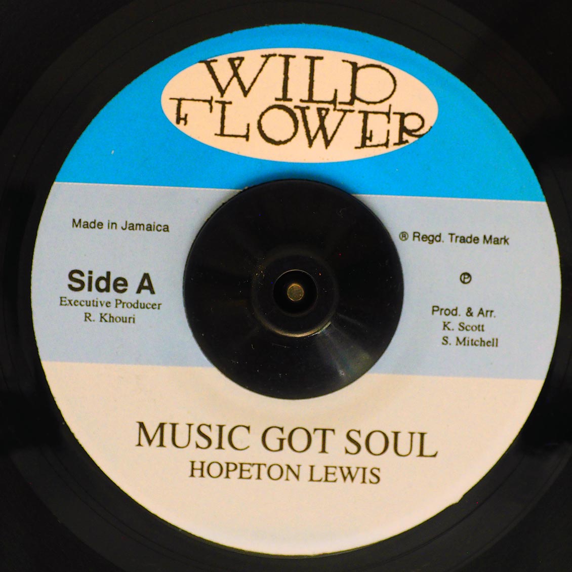 Hopeton Lewis - Music Got Soul  /  Hopeton Lewis - Rock Steady - 7"