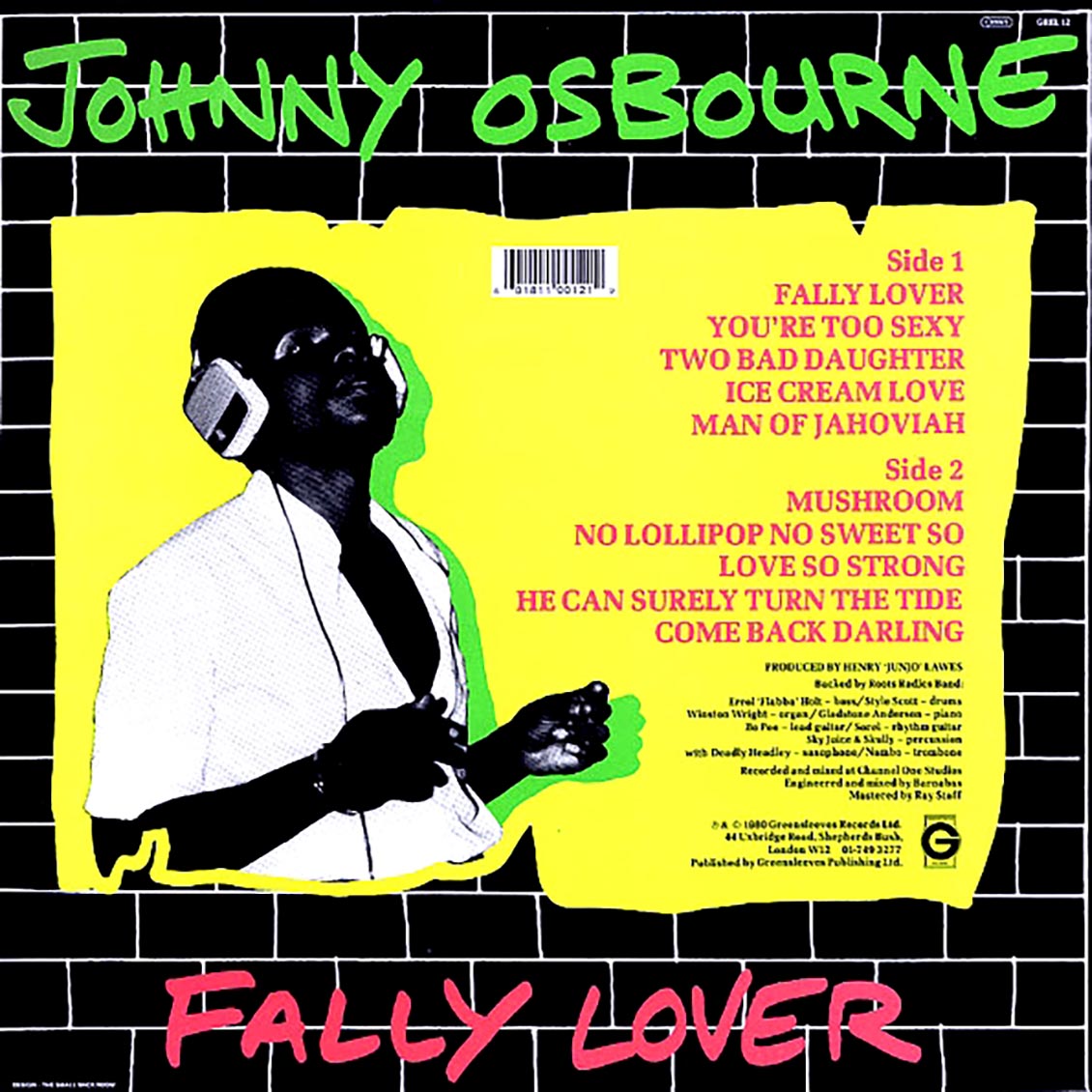 Johnny Osbourne - Fally Lover - Vinyl LP, LP