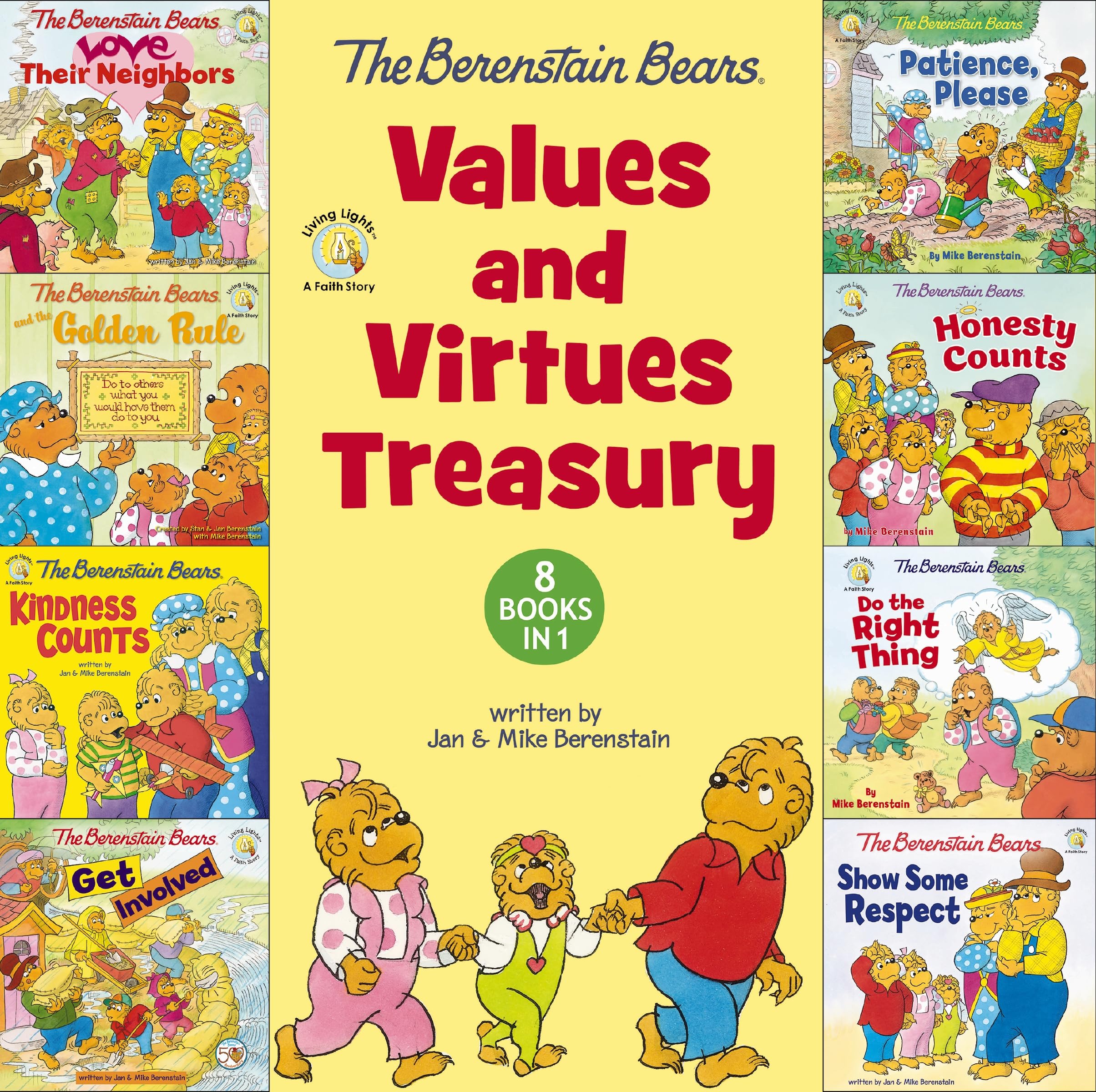 The Berenstain Bears Values and Virtues Treasury: 8 Books in 1 by Berenstain, Mike