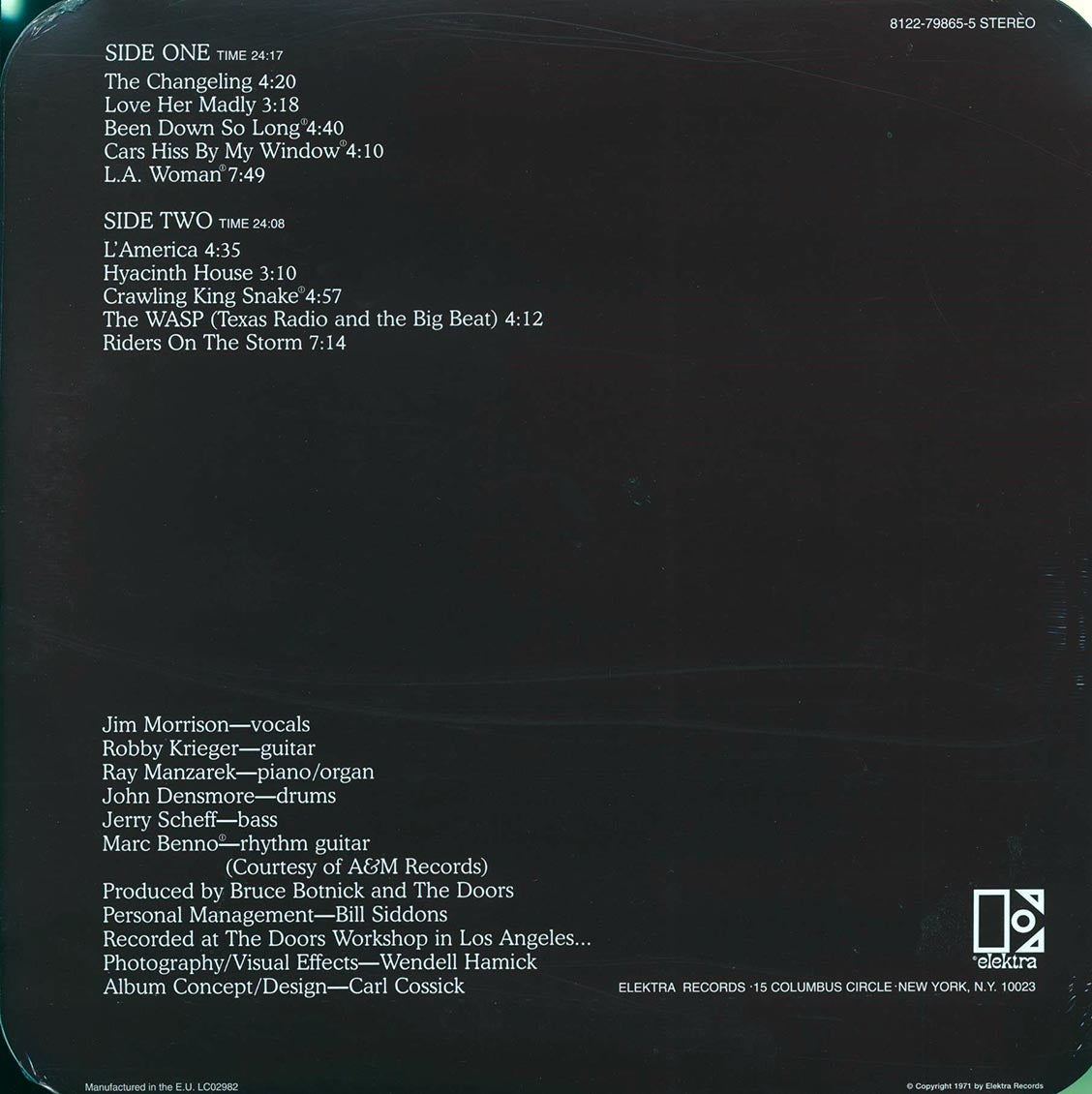 The Doors - LA Woman (Die-Cut Window Jacket) (die-cut jacket) (180g) (audiophile) (radius corners) - Vinyl LP, LP