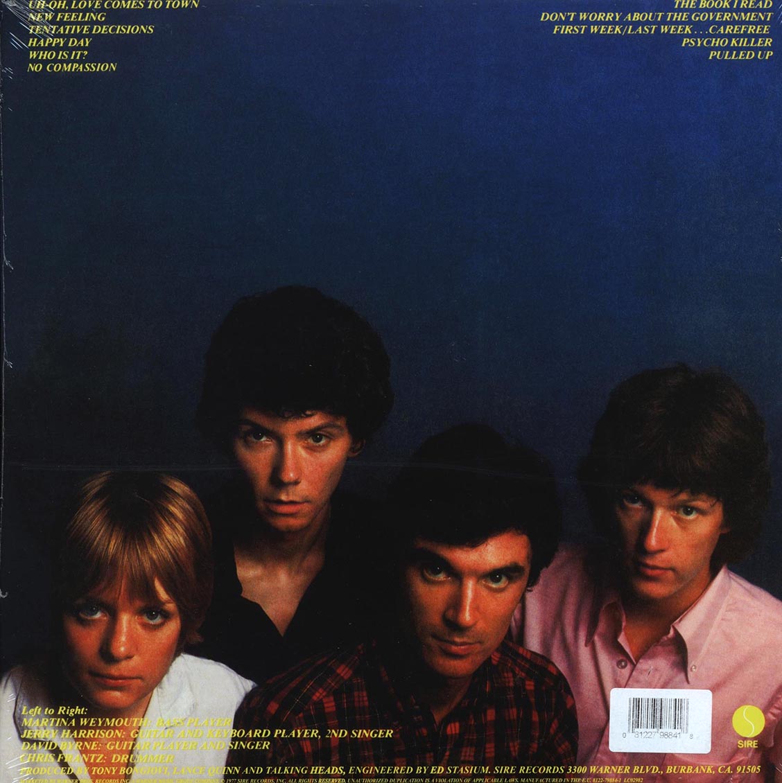 Talking Heads - Talking Heads: 77 (180g) (audiophile) - Vinyl LP, LP