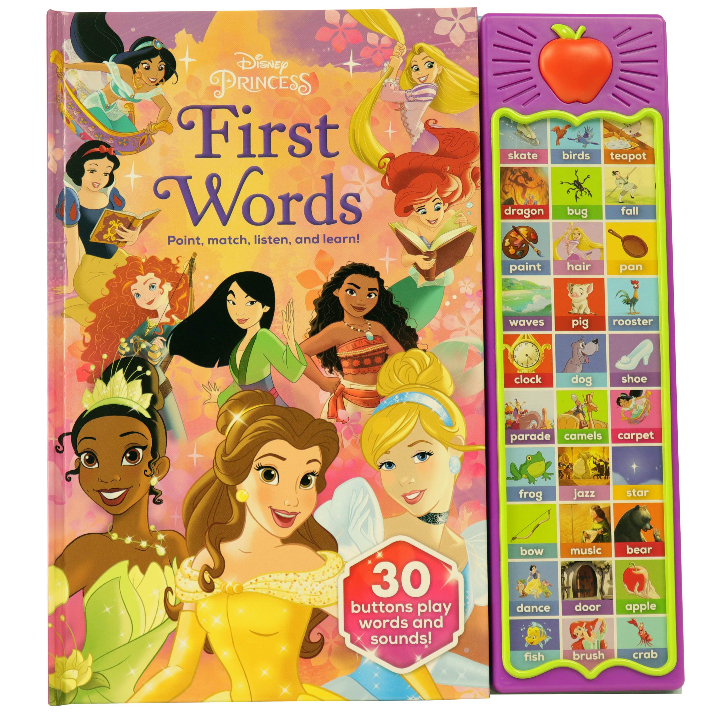 Disney Princess: First Words Sound Book [With Battery] by The Disney Storybook Art Team