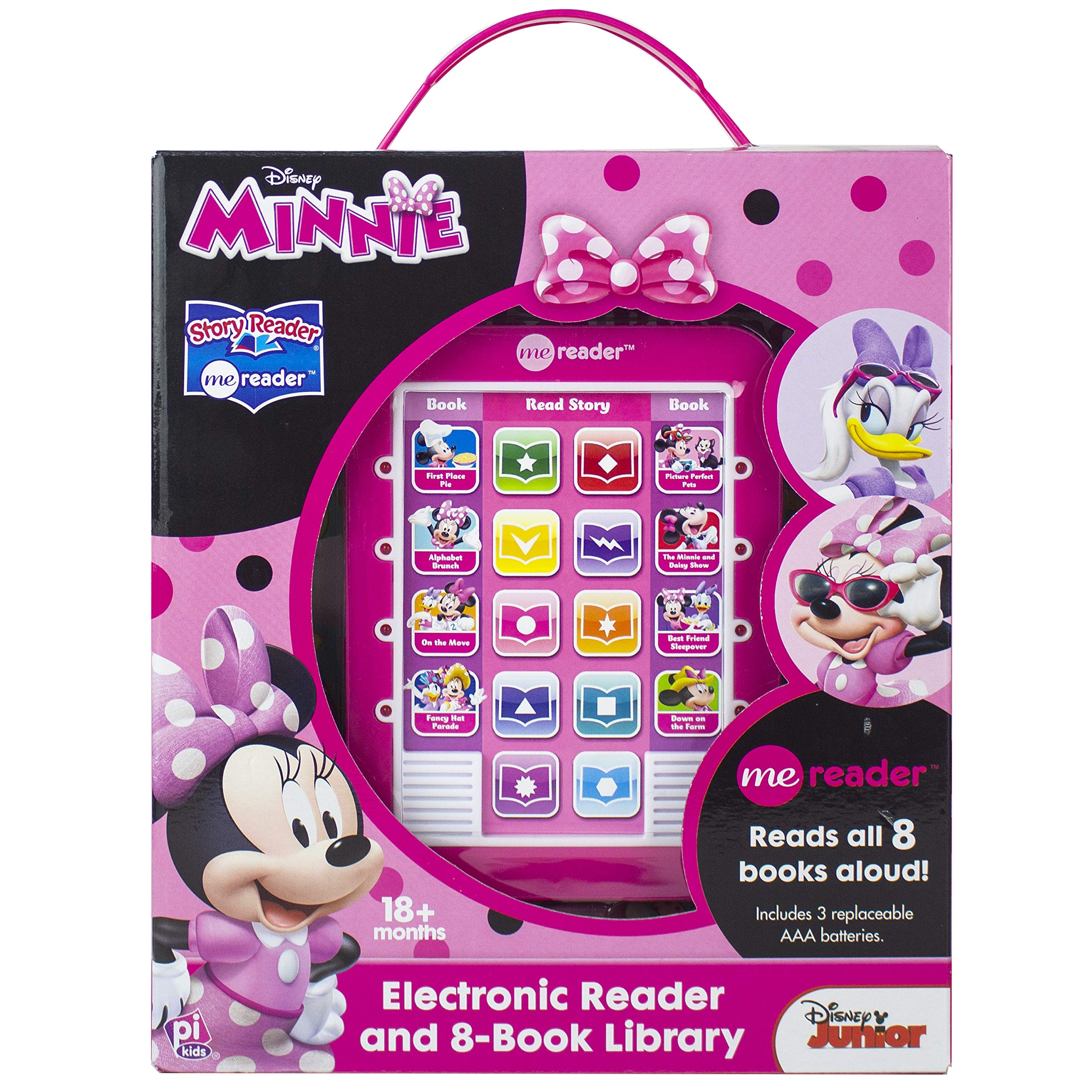 Disney Junior Minnie: Me Reader Electronic Reader and 8-Book Library Sound Book Set [With Other and Battery] by Pi Kids