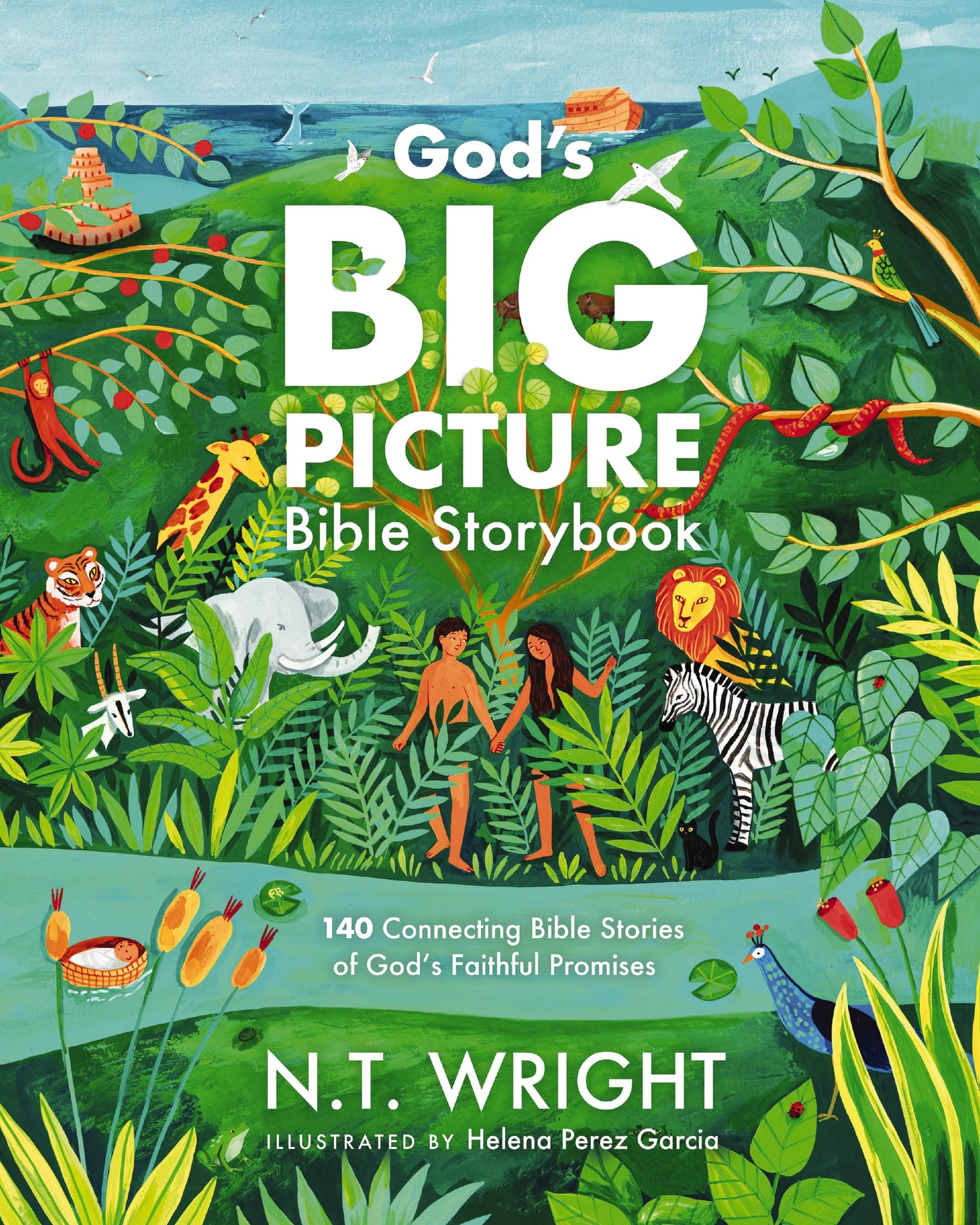 God's Big Picture Bible Storybook: 140 Connecting Bible Stories of God's Faithful Promises by Wright, N. T.