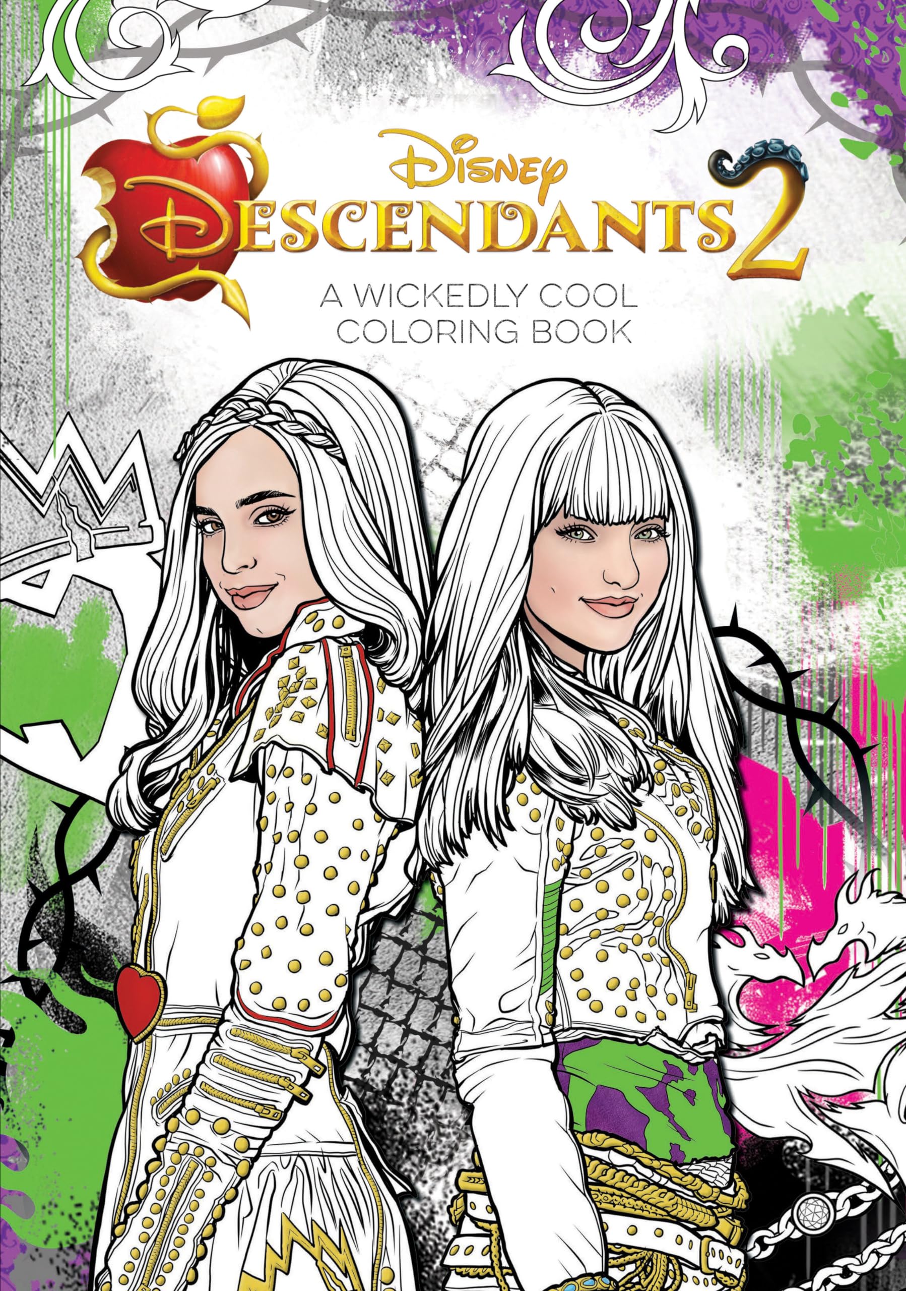 Descendants 2 a Wickedly Cool Coloring Book by Disney Book Group