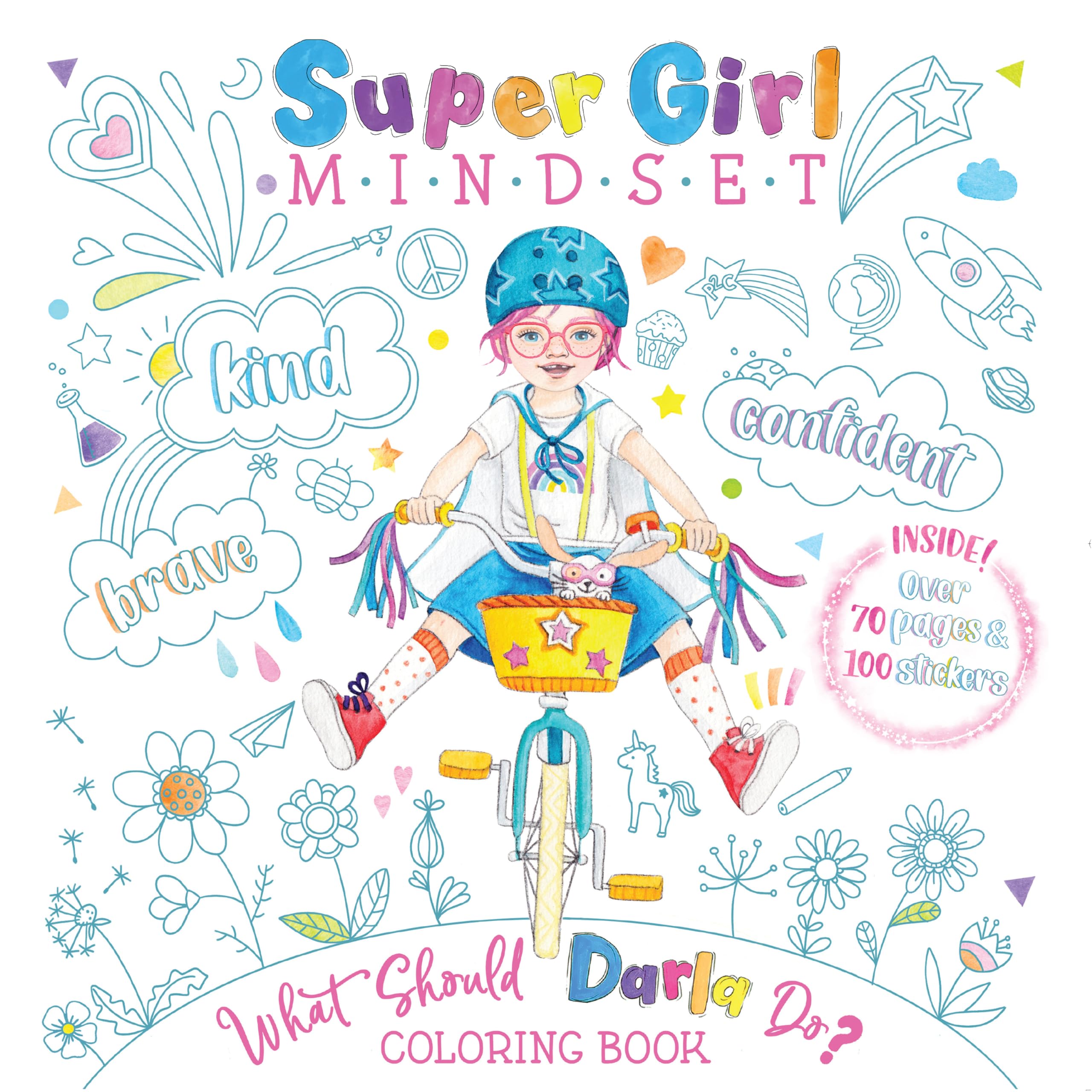 Super Girl Mindset Coloring Book: What Should Darla Do? by Levy, Ganit