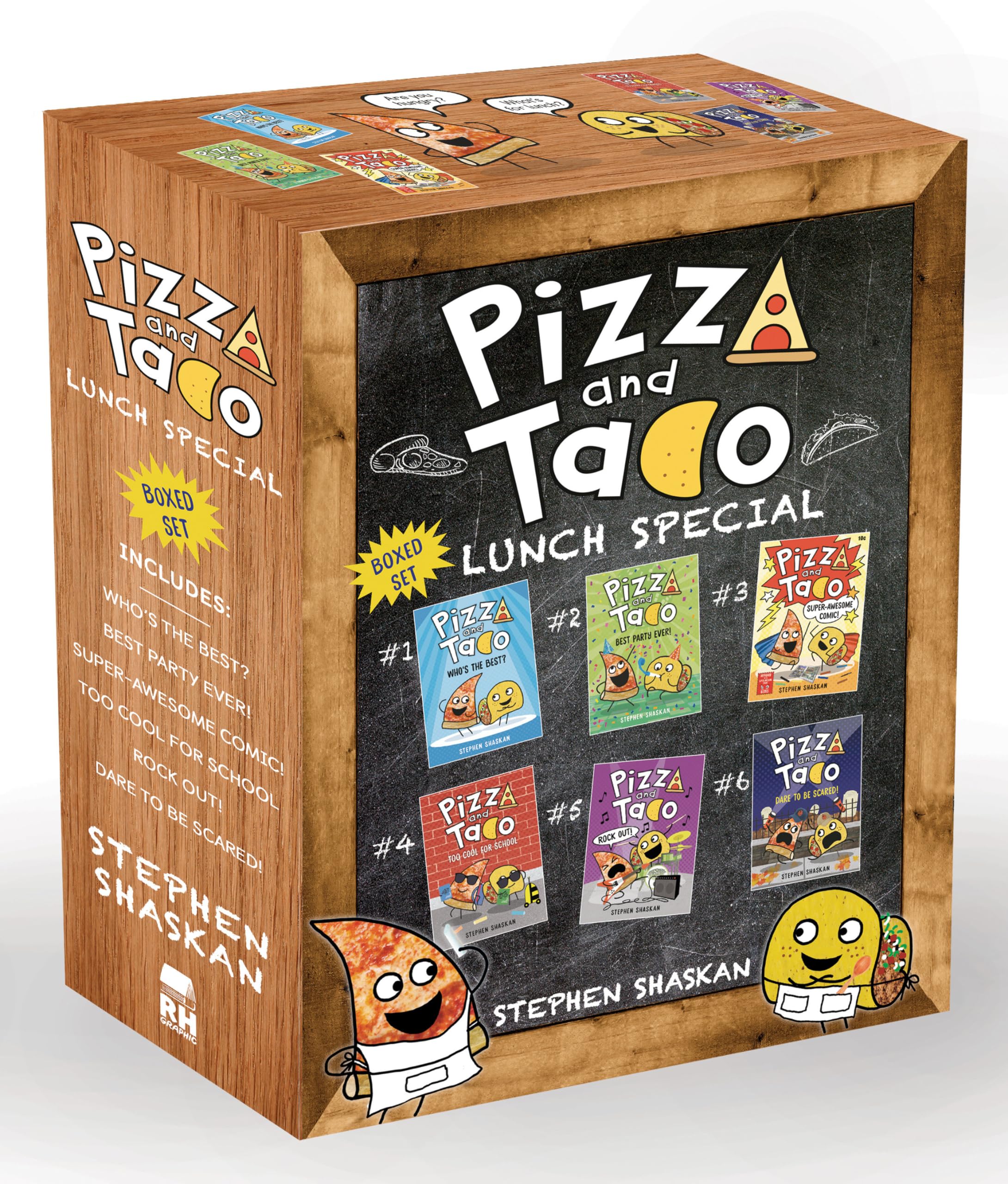 Pizza and Taco Lunch Special: 6-Book Boxed Set: Books 1-6 (a Graphic Novel Boxed Set) by Shaskan, Stephen