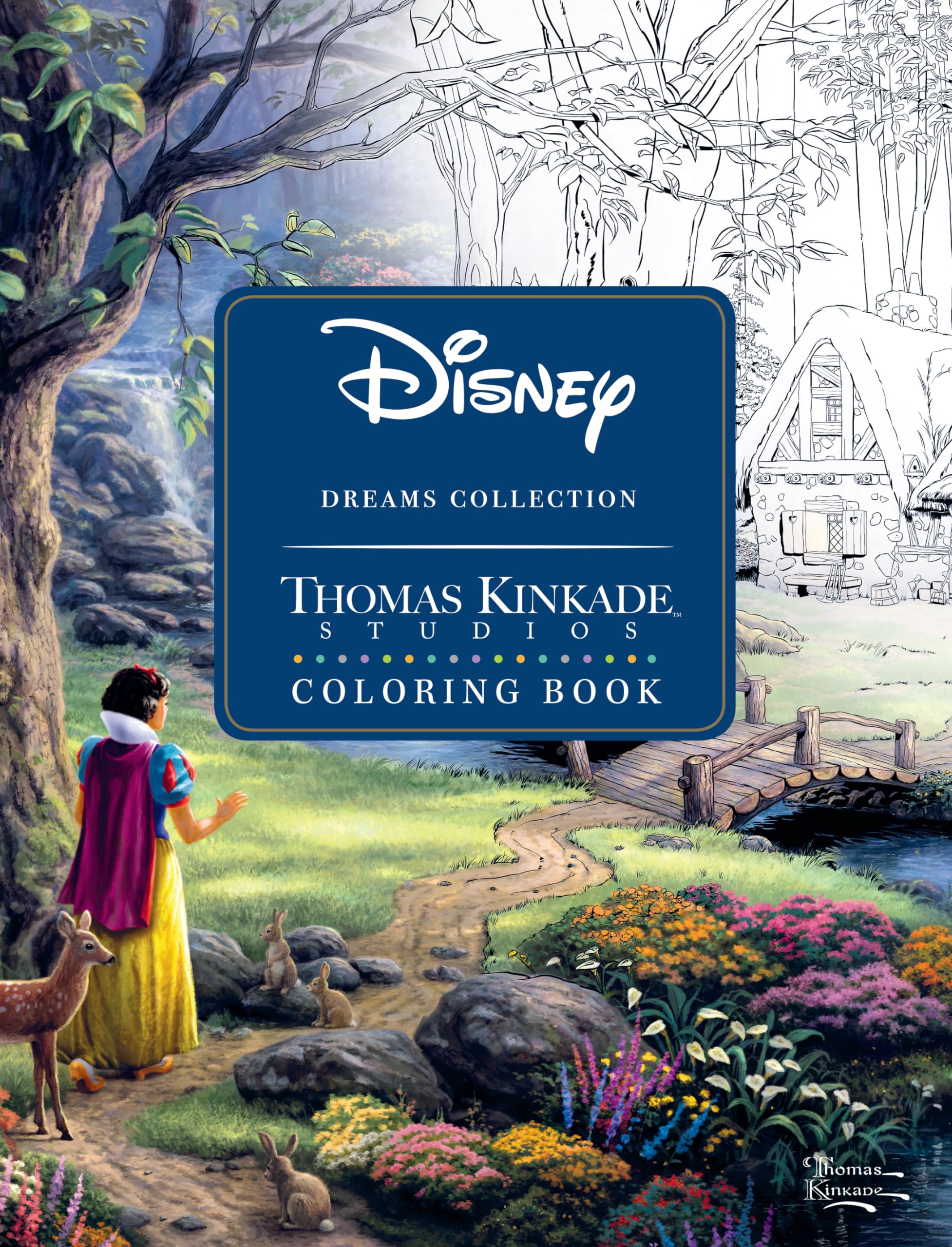 Disney Dreams Collection Thomas Kinkade Studios Coloring Book by Kinkade, Thomas