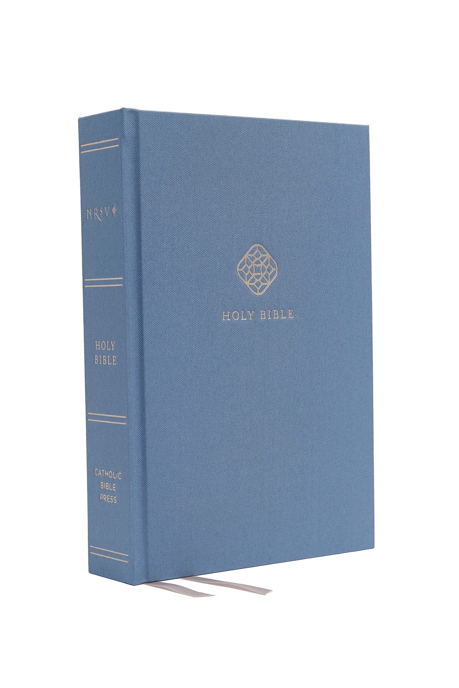 Nrsv, Catholic Bible, Journal Edition, Cloth Over Board, Blue, Comfort Print: Holy Bible by Catholic Bible Press