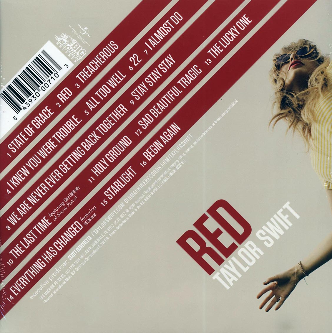 Taylor Swift - Red (2xLP) (180g) - Vinyl LP, LP