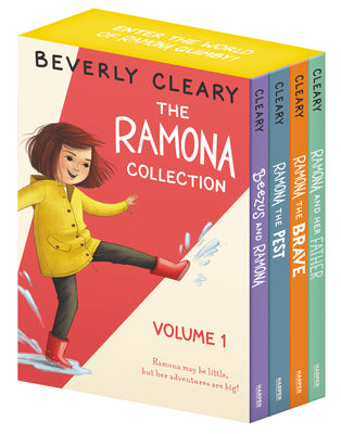 The Ramona 4-Book Collection, Volume 1: Beezus and Ramona, Ramona and Her Father, Ramona the Brave, Ramona the Pest by Cleary, Beverly