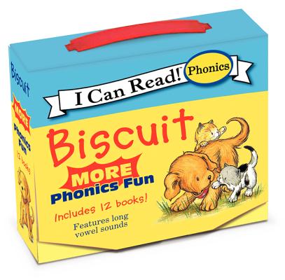 Biscuit: More 12-Book Phonics Fun!: Includes 12 Mini-Books Featuring Short and Long Vowel Sounds by Capucilli, Alyssa Satin