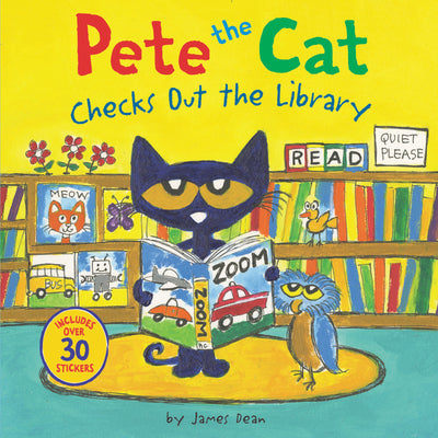 Pete the Cat Checks Out the Library by Dean, James