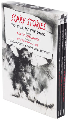 Scary Stories Paperback Box Set: The Complete 3-Book Collection with Classic Art by Stephen Gammell by Schwartz, Alvin