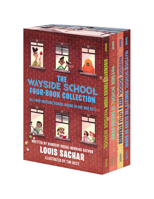 The Wayside School 4-Book Box Set: Sideways Stories from Wayside School, Wayside School Is Falling Down, Wayside School Gets a Little Stranger, Waysid by Sachar, Louis