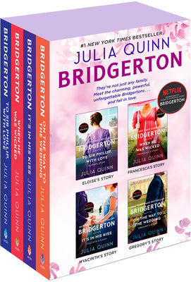 Bridgerton Boxed Set 5-8: To Sir Phillip, with Love / When He Was Wicked / It's in His Kiss / On the Way to the Wedding by Quinn, Julia