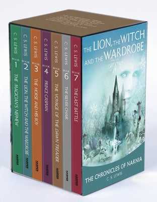 The Chronicles of Narnia Rack Paperback 7-Book Box Set: 7 Books in 1 Box Set by Lewis, C. S.